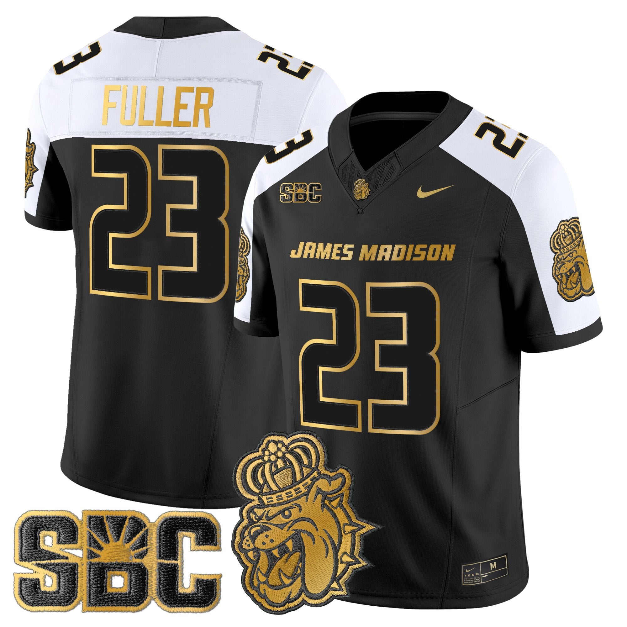 Men's James Madison Dukes 2025 Gold Vapor Limited Jersey - All Stitched