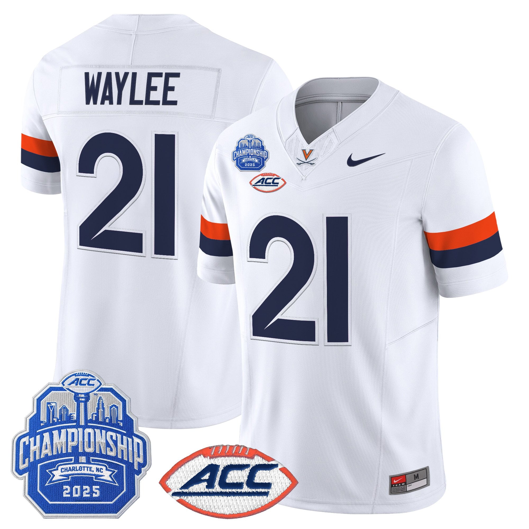 Men's Virginia Cavaliers 2025 ACC Championship Vapor Limited Jersey - All Stitched