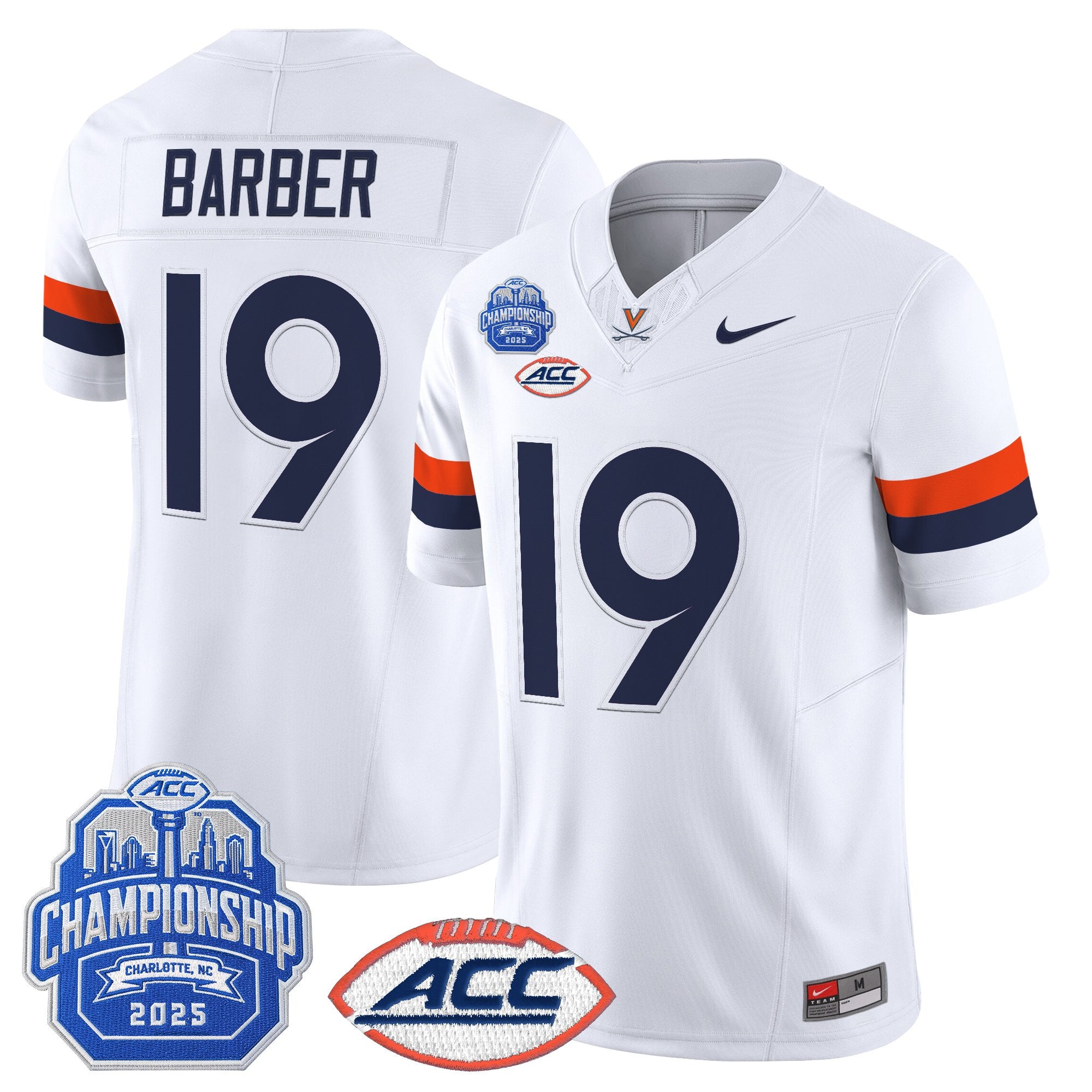 Men's Virginia Cavaliers 2025 ACC Championship Vapor Limited Jersey - All Stitched