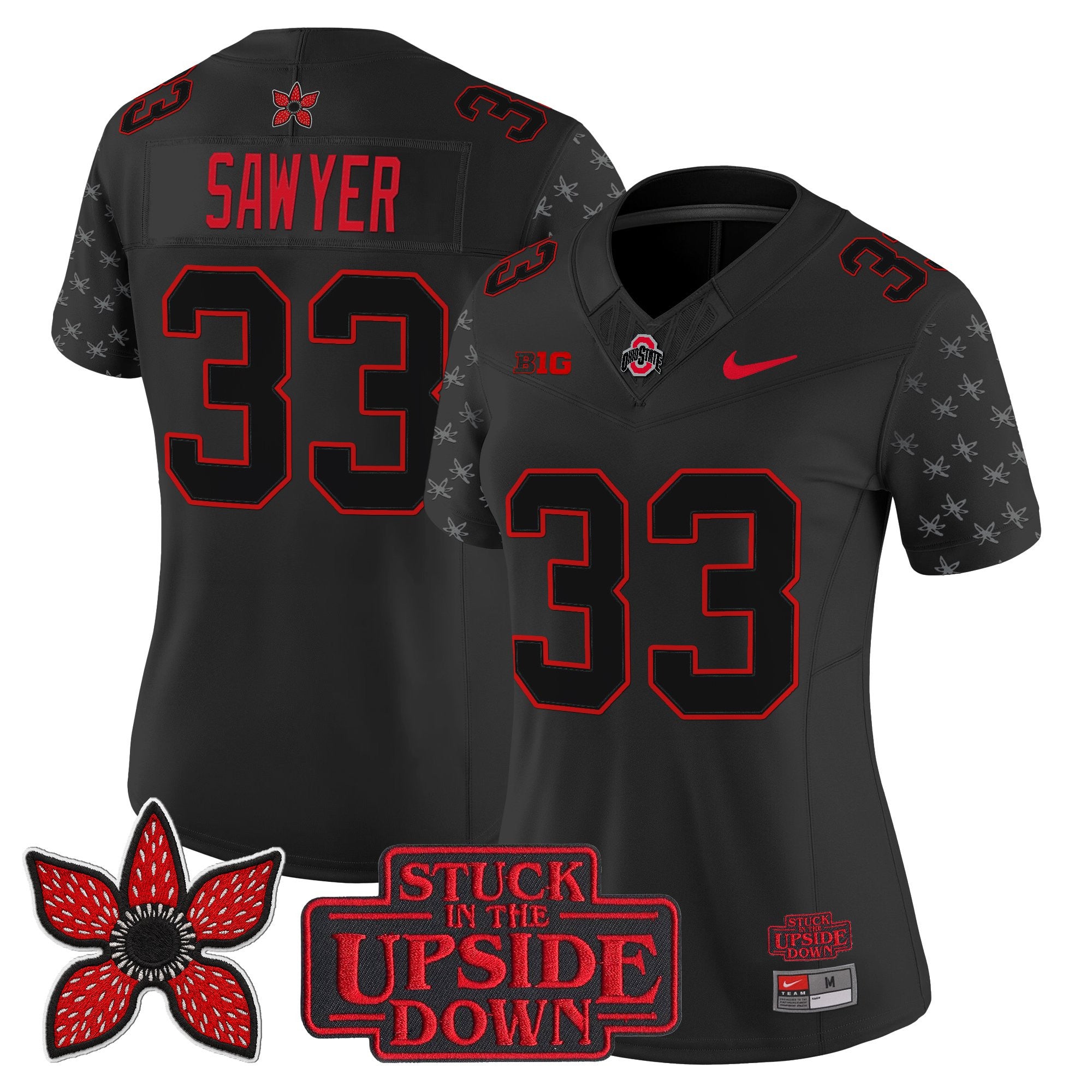 Ohio State Buckeyes 'Stranger Things Edition' Vapor Limited Jersey - All Stitched