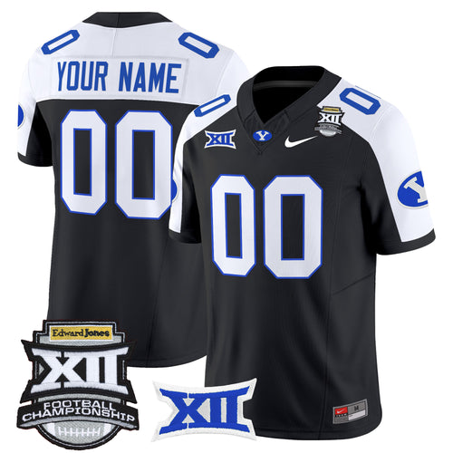 BYU Cougars 2025 Big 12 Championship Vapor Limited Custom Jersey - All Stitched