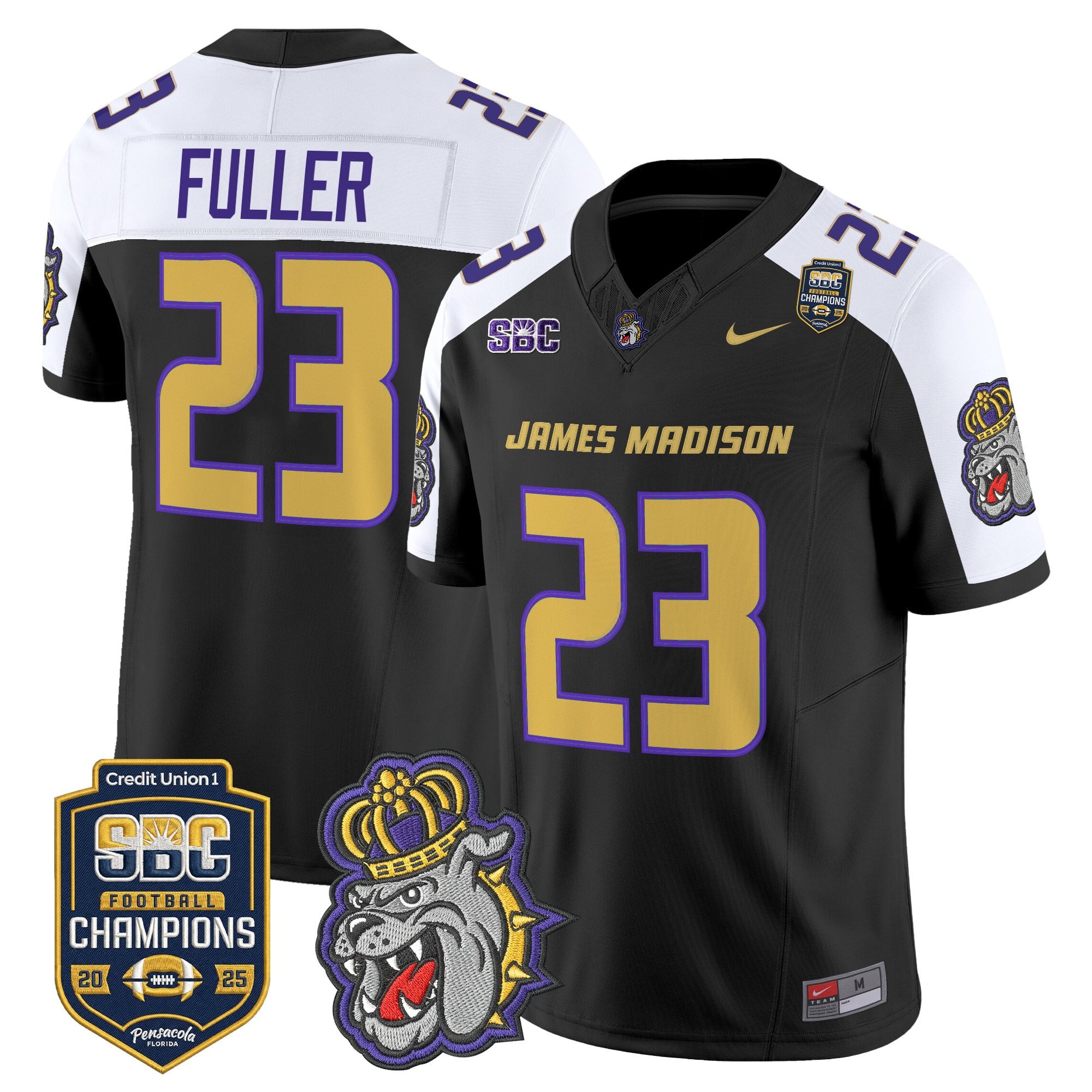 Men's James Madison Dukes 2025 SBC Champions Vapor Limited Jersey - All Stitched