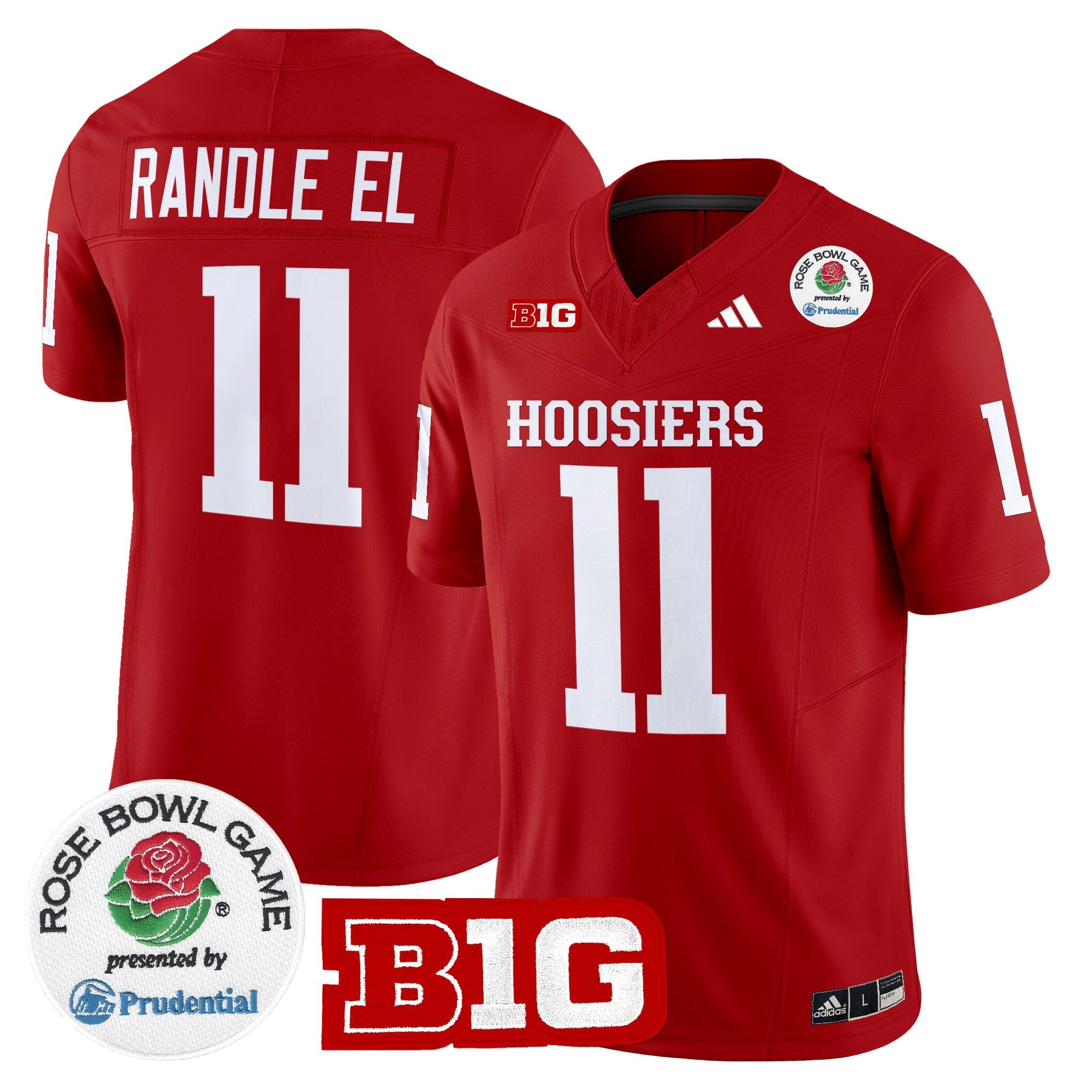Men's Indiana Hoosiers 2025 Rose Bowl Vapor Limited Jersey - All Stitched