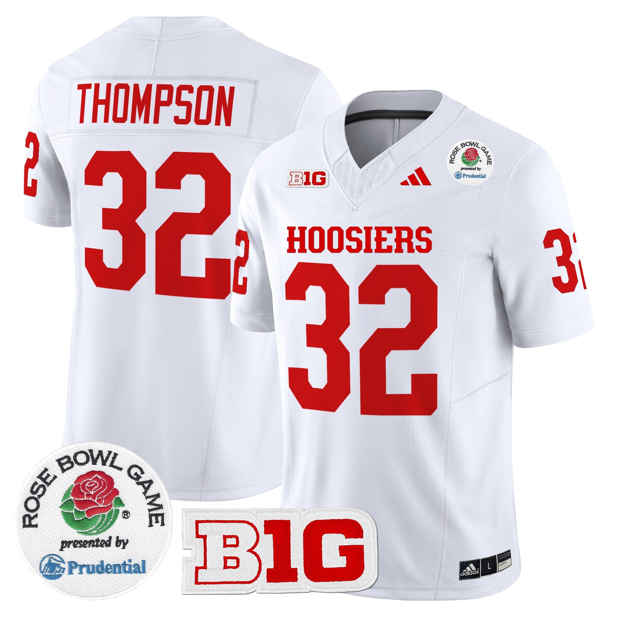 Men's Indiana Hoosiers 2025 Rose Bowl Vapor Limited Jersey - All Stitched