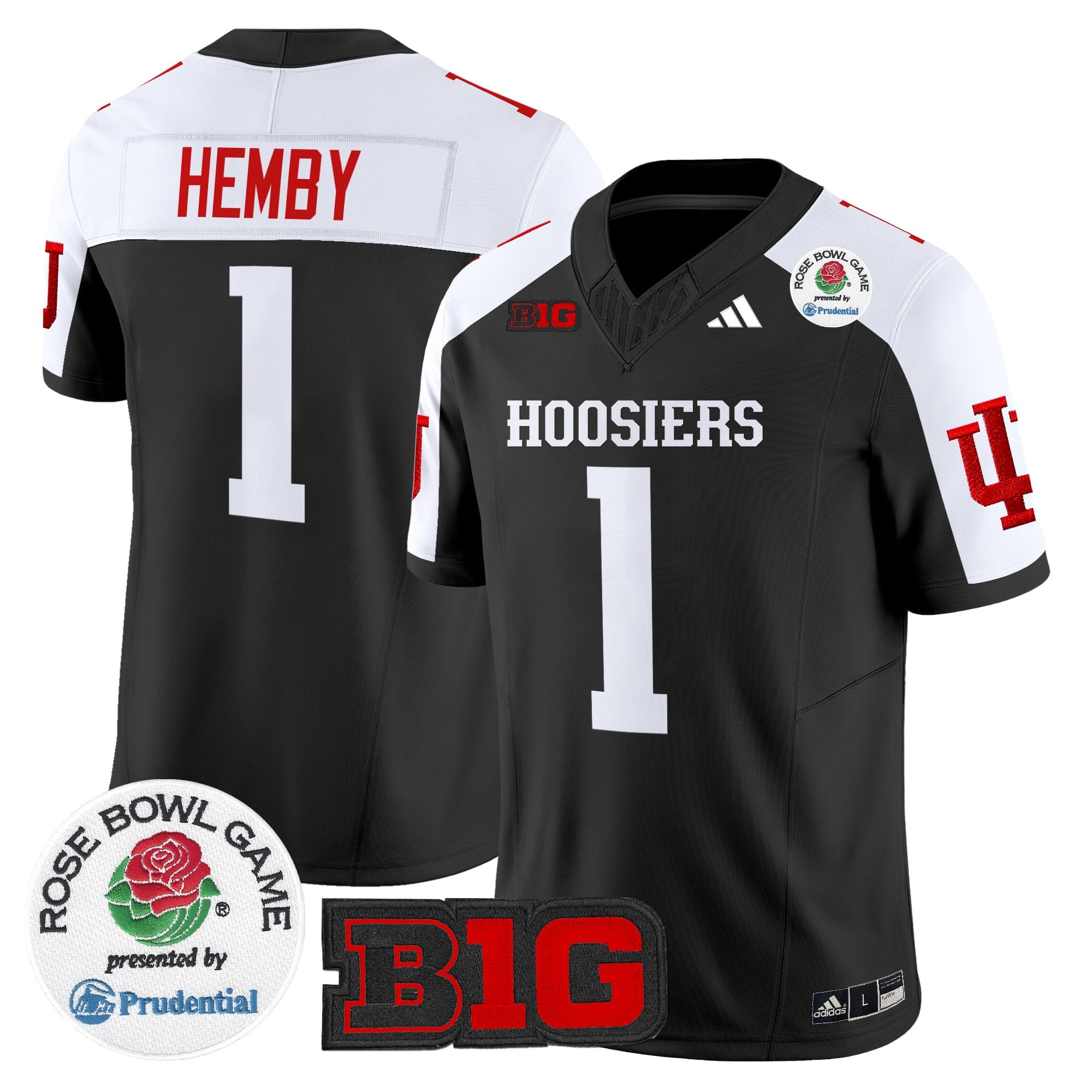 Men's Indiana Hoosiers 2025 Rose Bowl Vapor Limited Jersey - All Stitched