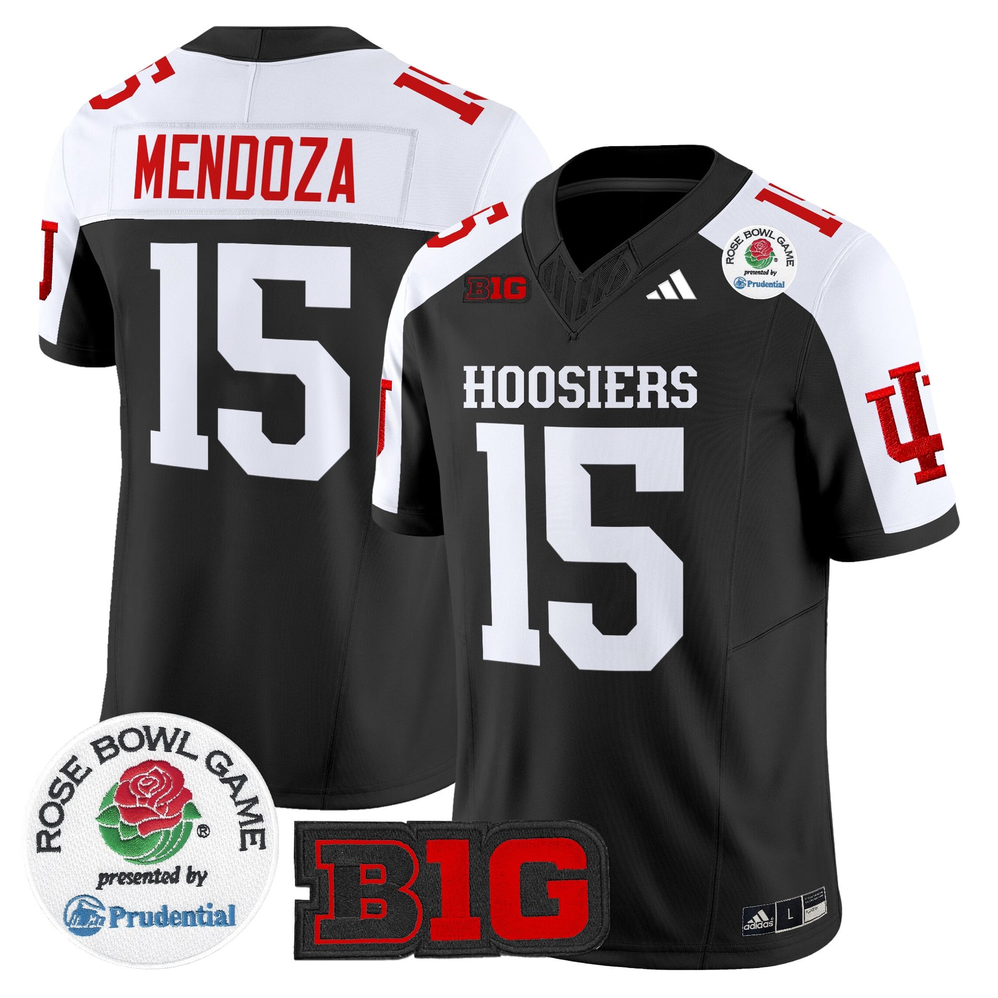 Men's Indiana Hoosiers 2025 Rose Bowl Vapor Limited Jersey - All Stitched