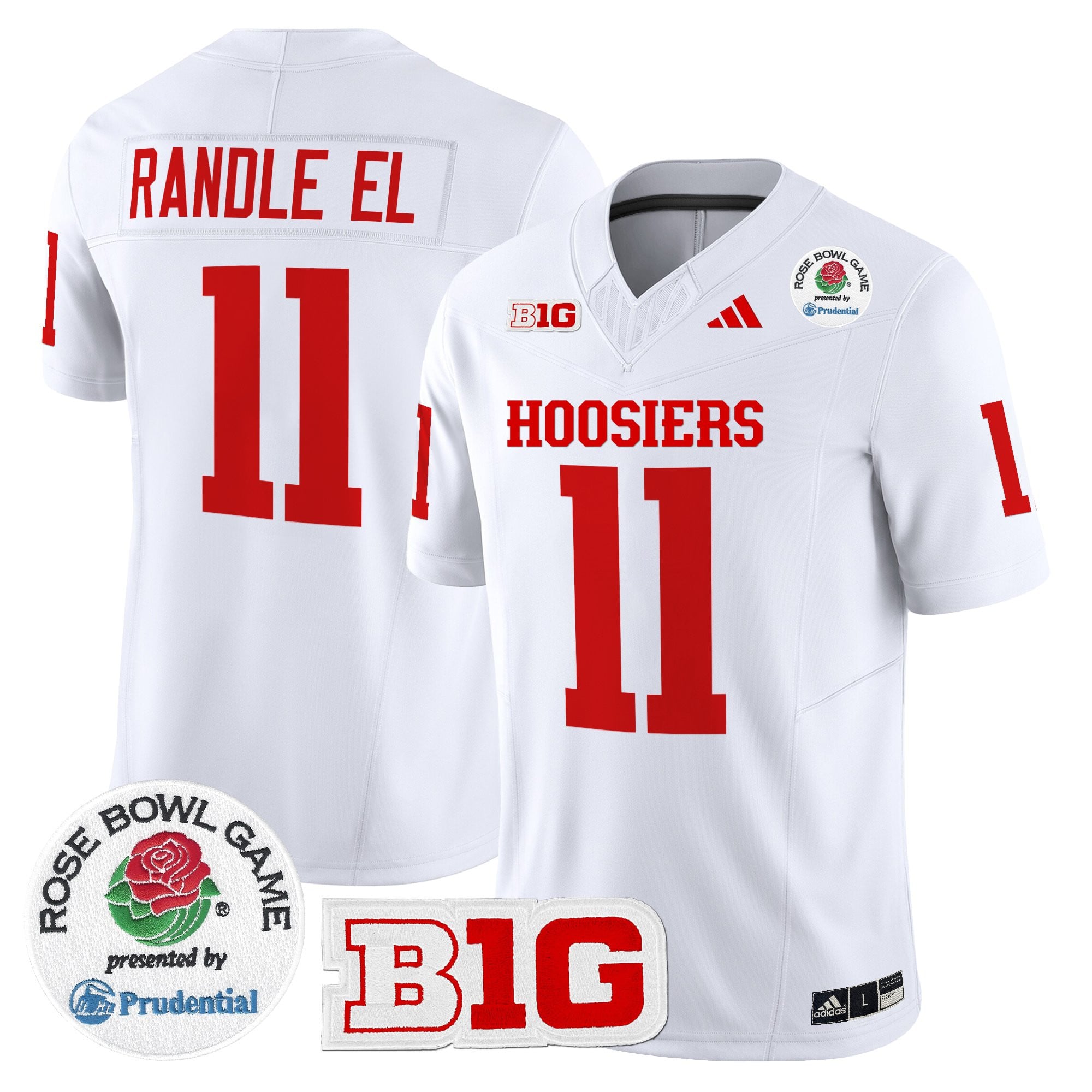 Men's Indiana Hoosiers 2025 Rose Bowl Vapor Limited Jersey - All Stitched