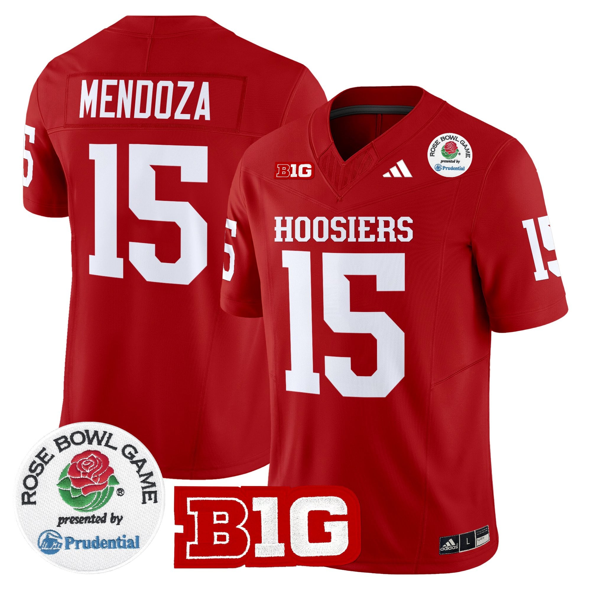 Men's Indiana Hoosiers 2025 Rose Bowl Vapor Limited Jersey - All Stitched