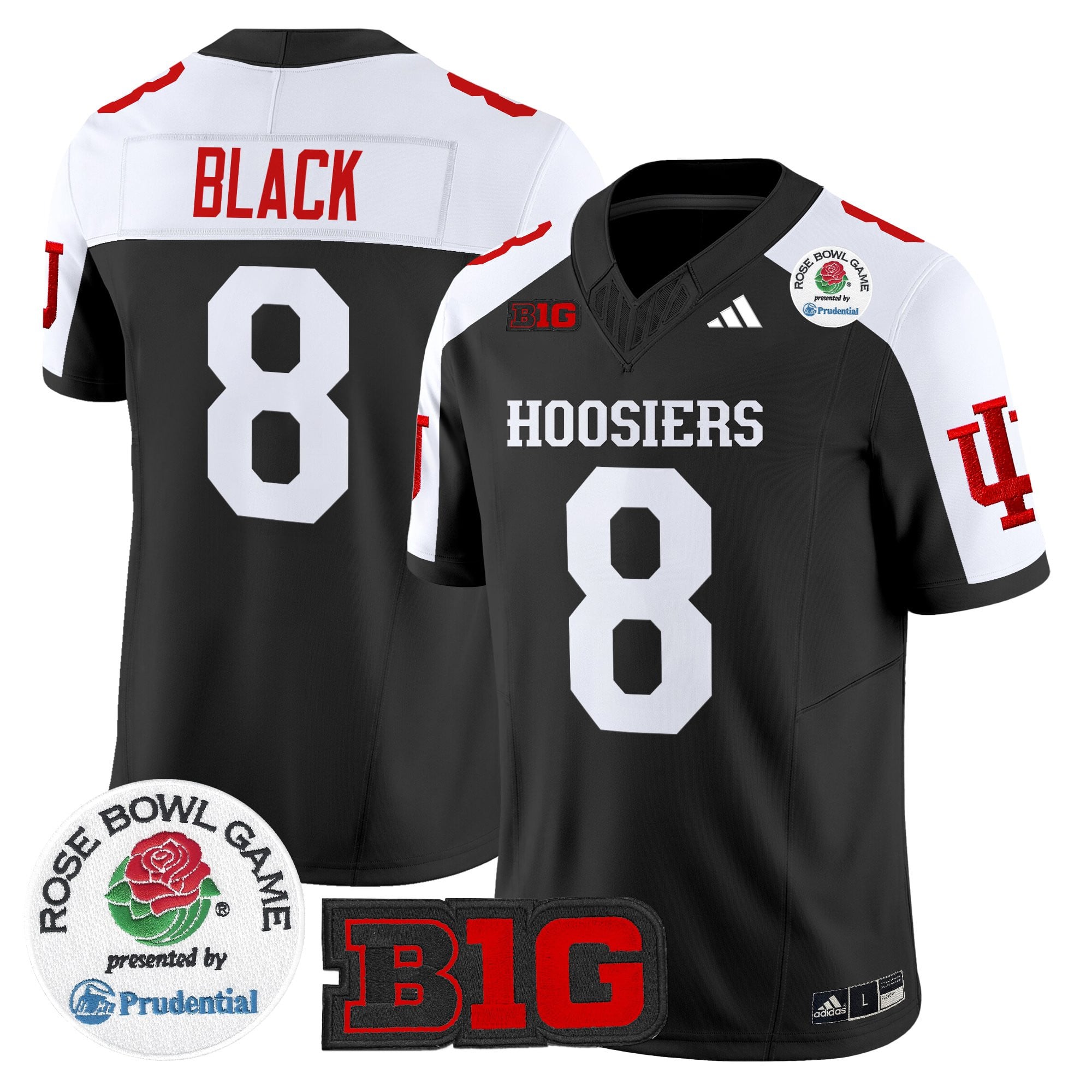 Men's Indiana Hoosiers 2025 Rose Bowl Vapor Limited Jersey - All Stitched