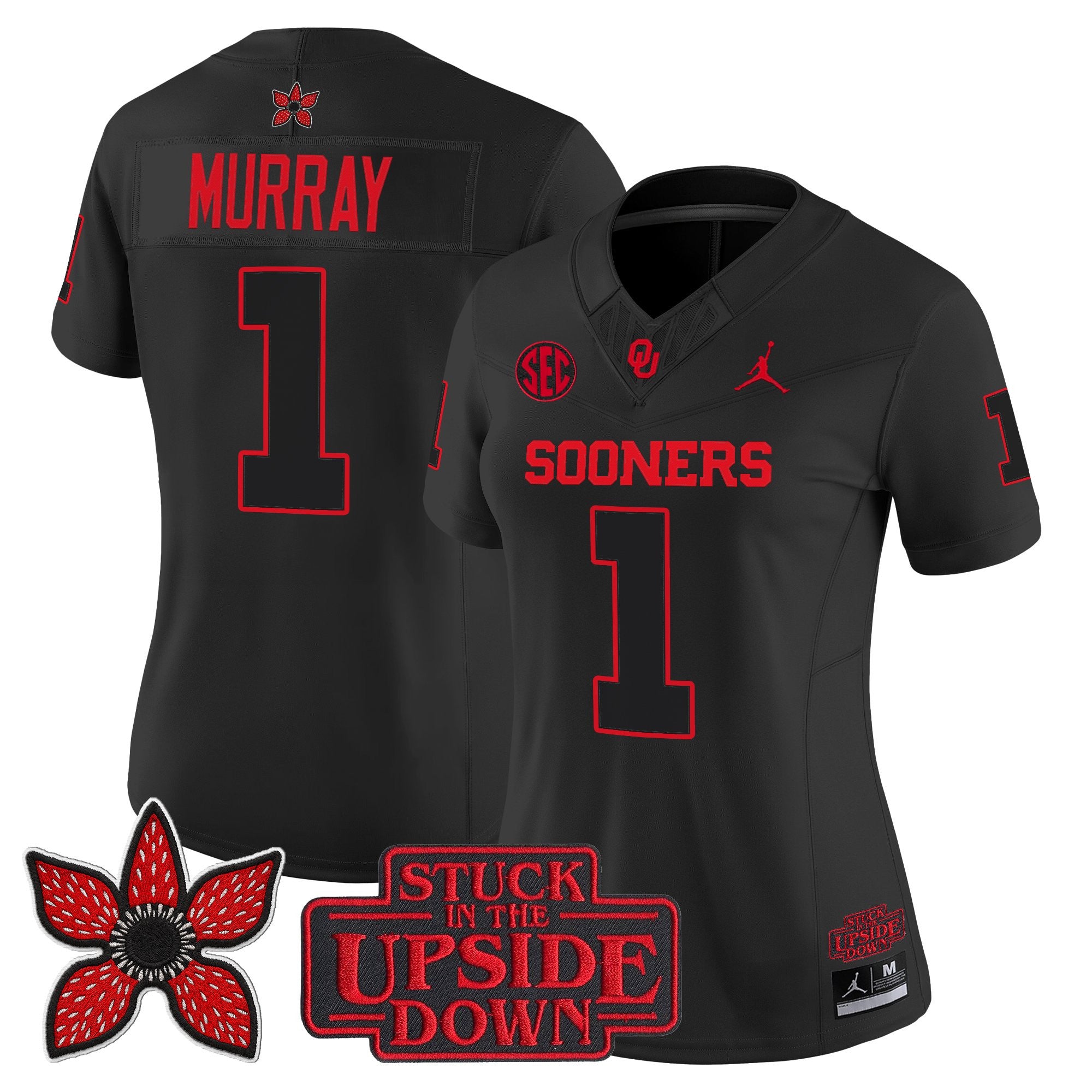 Oklahoma Sooners 'Stranger Things Edition' Vapor Limited Jersey - All Stitched