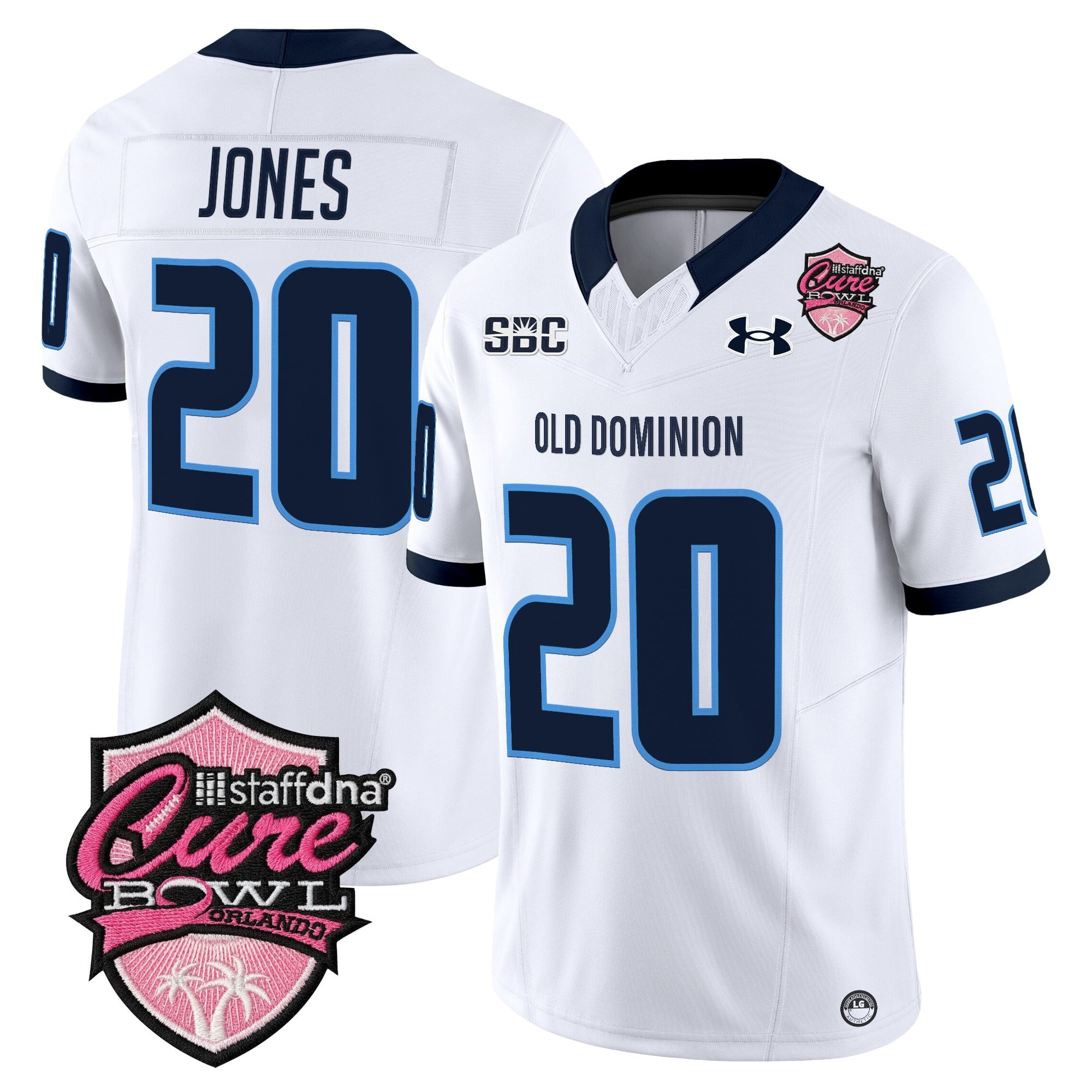 Men's Old Dominion Monarchs 2025 Cure Bowl Vapor Limited Jersey - All Stitched