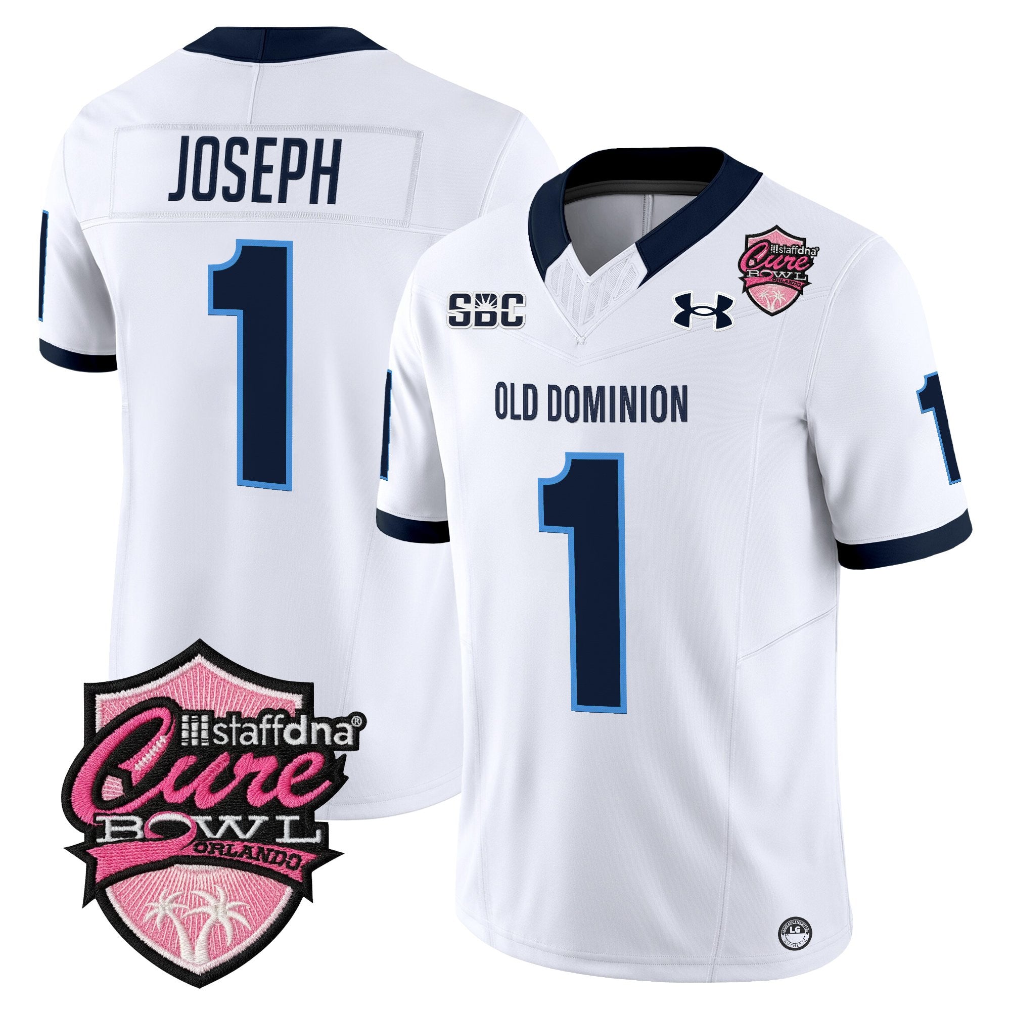 Men's Old Dominion Monarchs 2025 Cure Bowl Vapor Limited Jersey - All Stitched