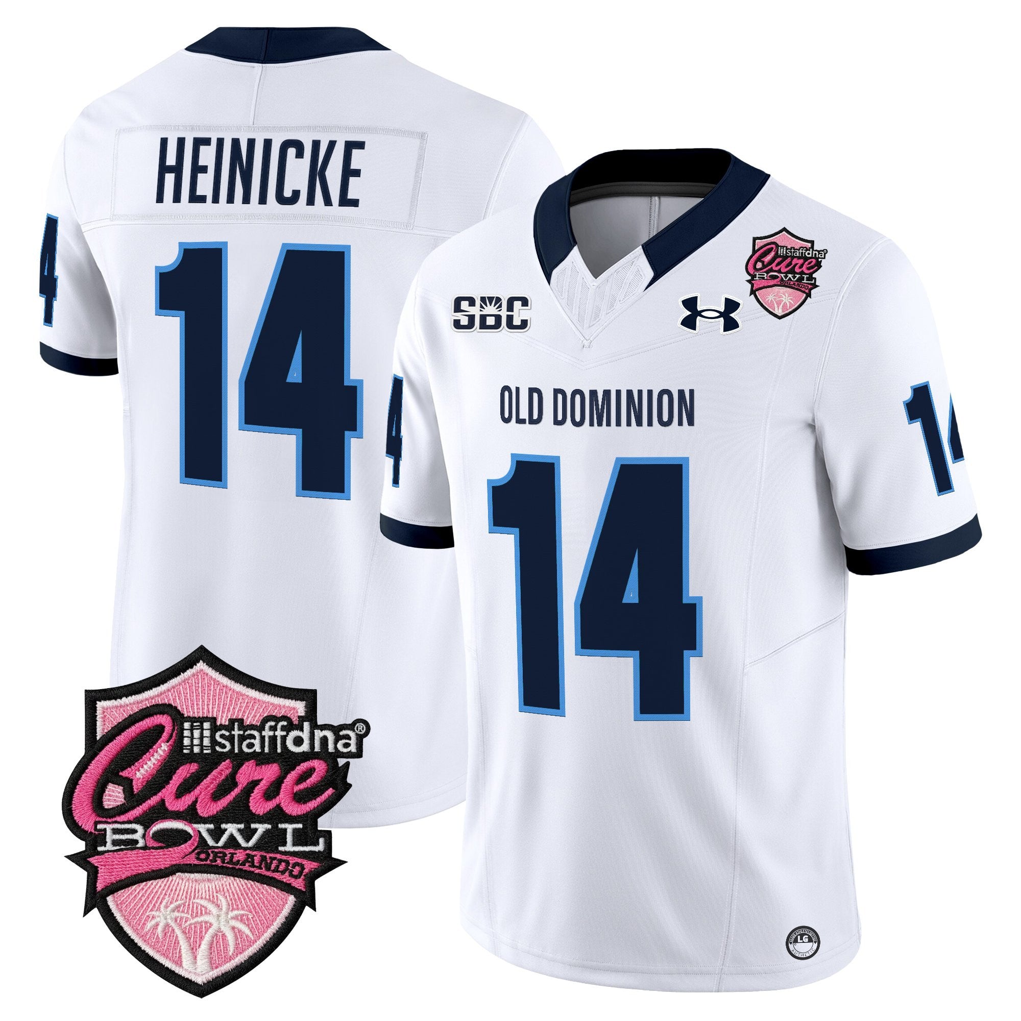 Men's Old Dominion Monarchs 2025 Cure Bowl Vapor Limited Jersey - All Stitched