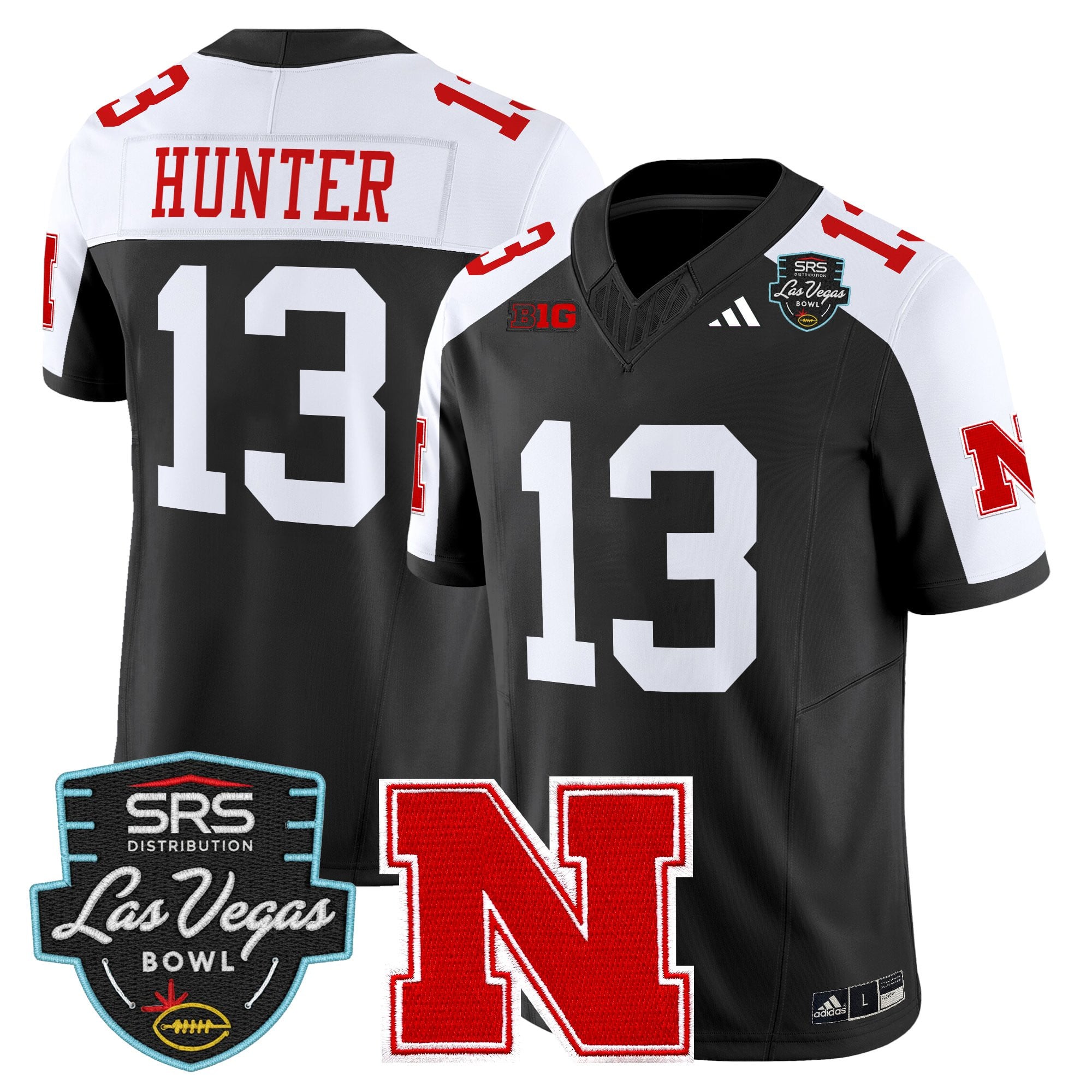 Men's Nebraska Cornhuskers 2025 Las Vegas Bowl Vapor Limited Jersey - All Stitched