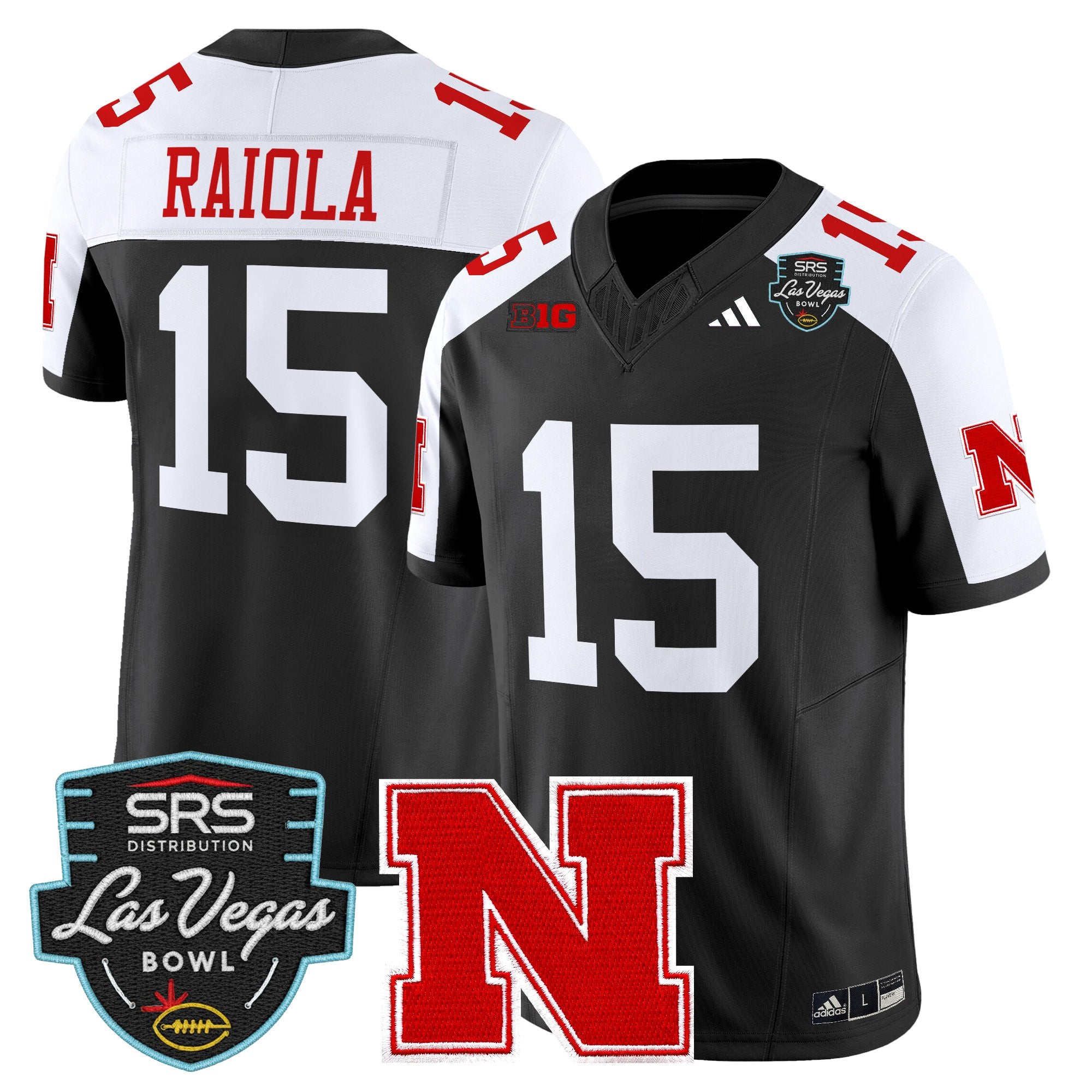 Men's Nebraska Cornhuskers 2025 Las Vegas Bowl Vapor Limited Jersey - All Stitched