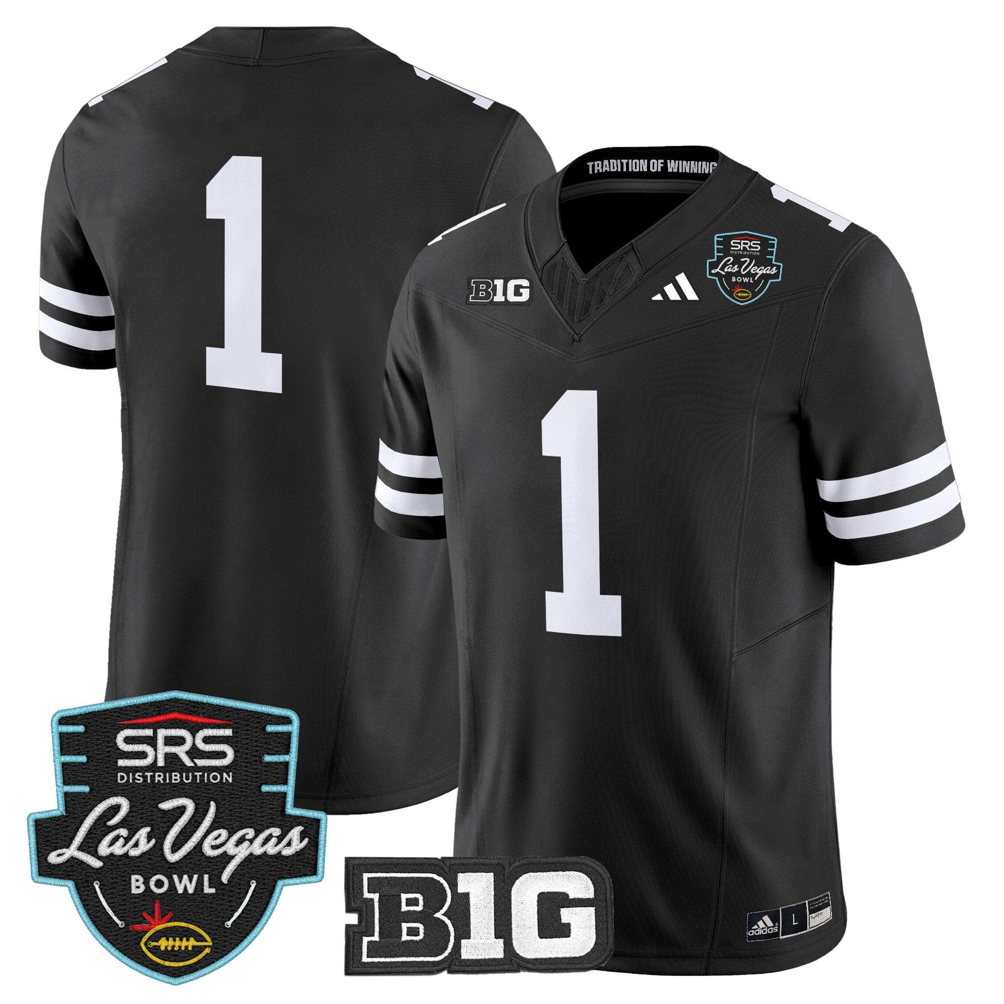 Men's Nebraska Cornhuskers 2025 Las Vegas Bowl Vapor Limited Jersey - All Stitched