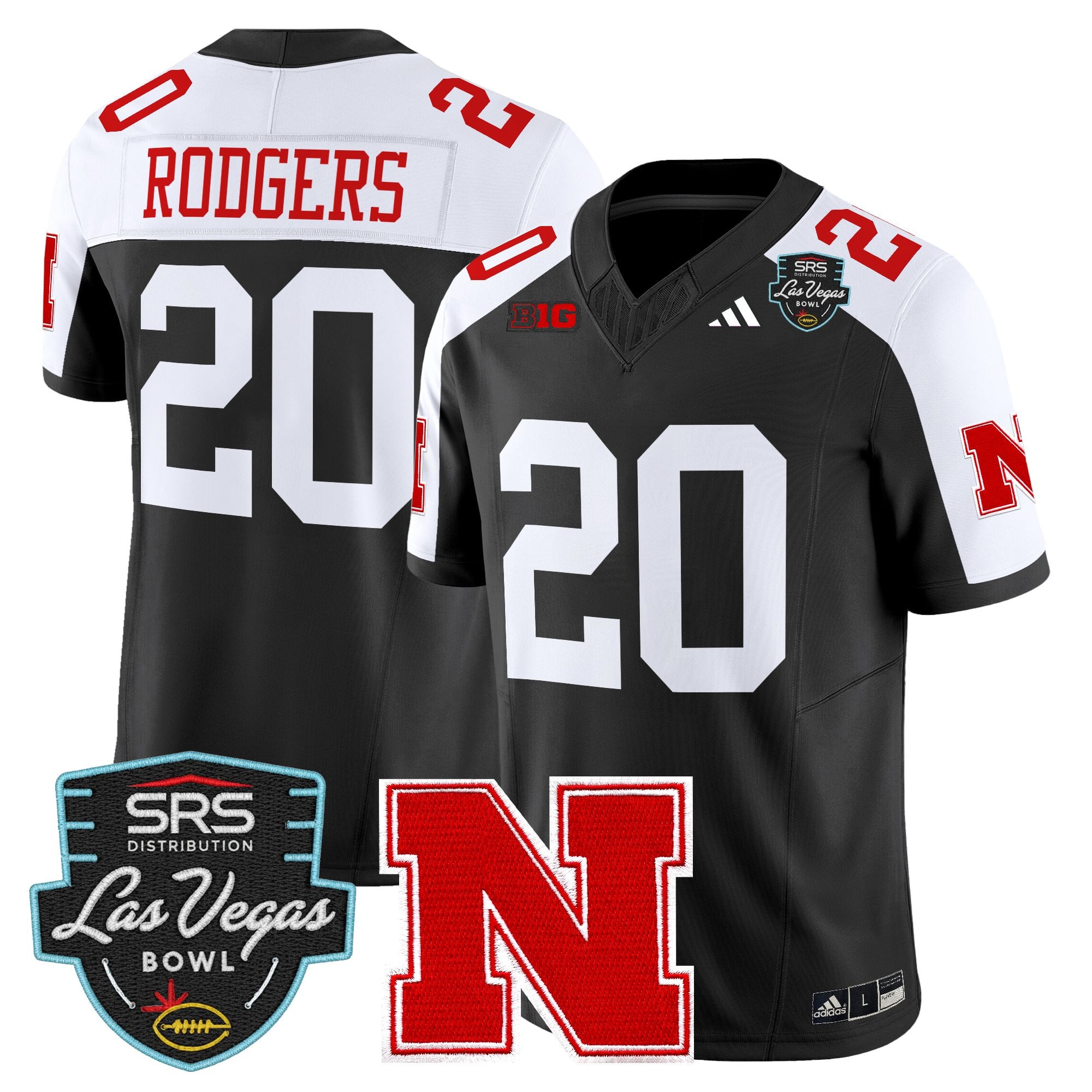 Men's Nebraska Cornhuskers 2025 Las Vegas Bowl Vapor Limited Jersey - All Stitched