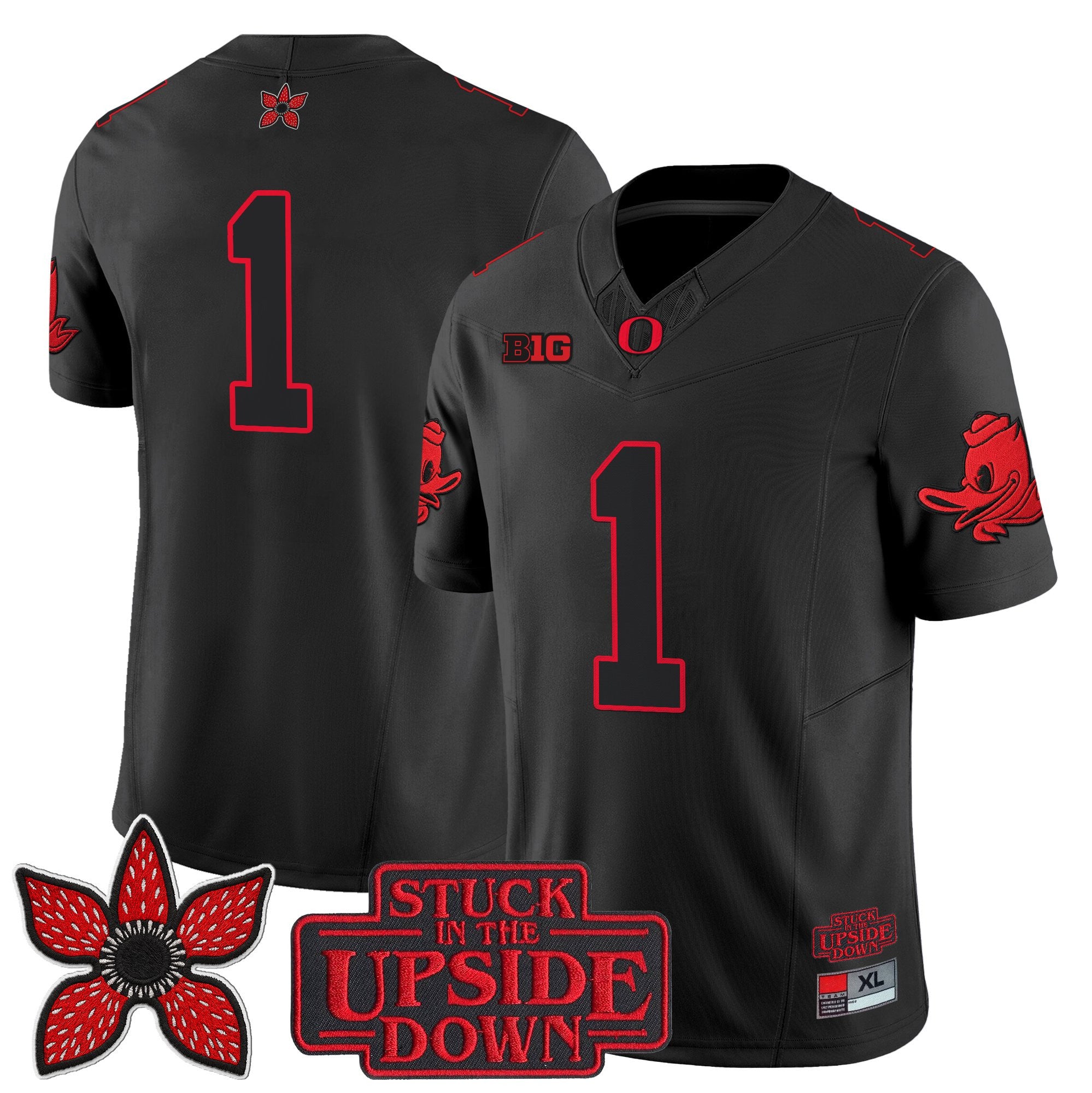 Oregon Ducks 'Stranger Things Edition' Vapor Limited Jersey - All Stitched