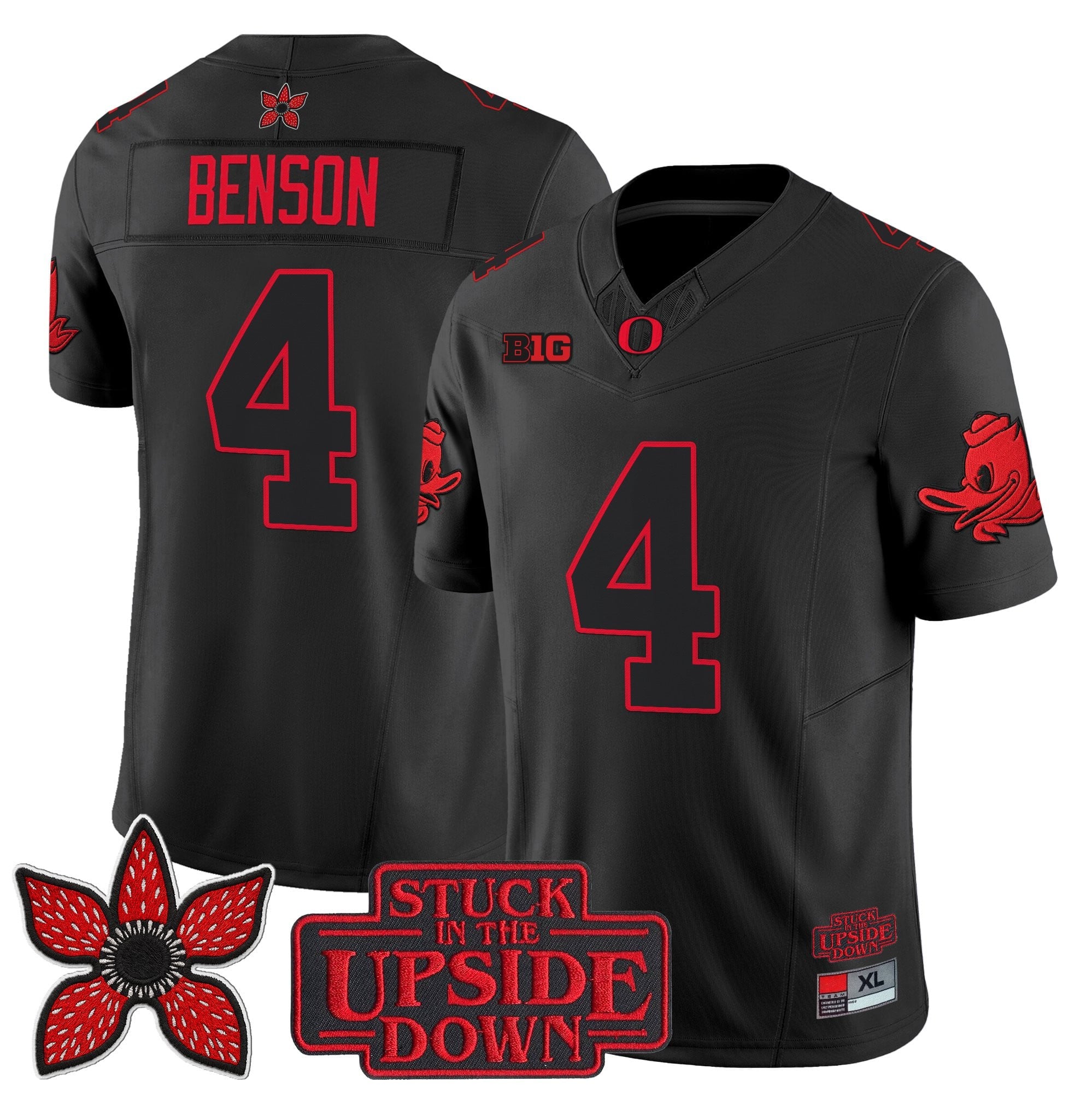 Oregon Ducks 'Stranger Things Edition' Vapor Limited Jersey - All Stitched