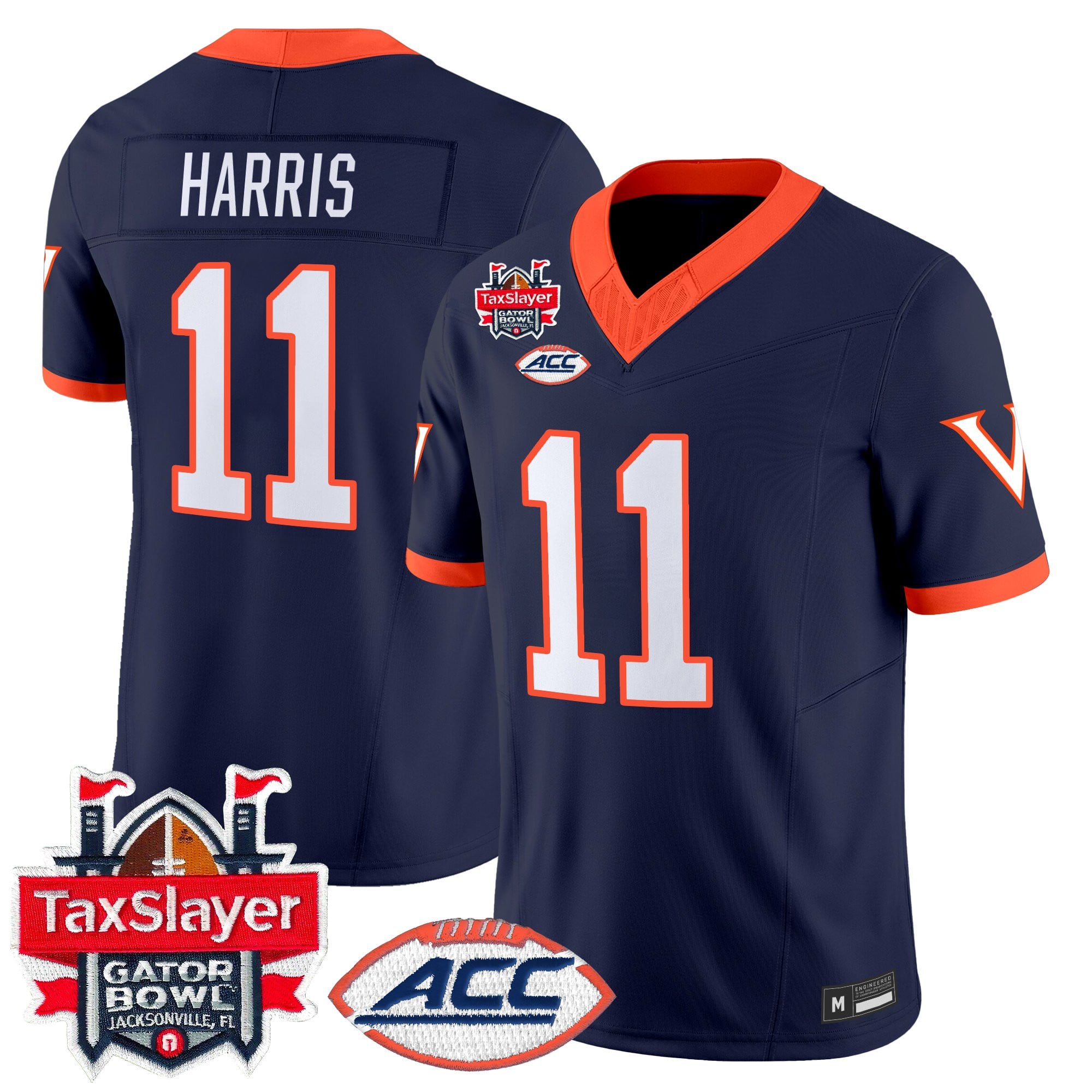 Men's Virginia Cavaliers 1995 Throwbacks Vapor Limited Jersey - Gator Bowl Patch - All Stitched