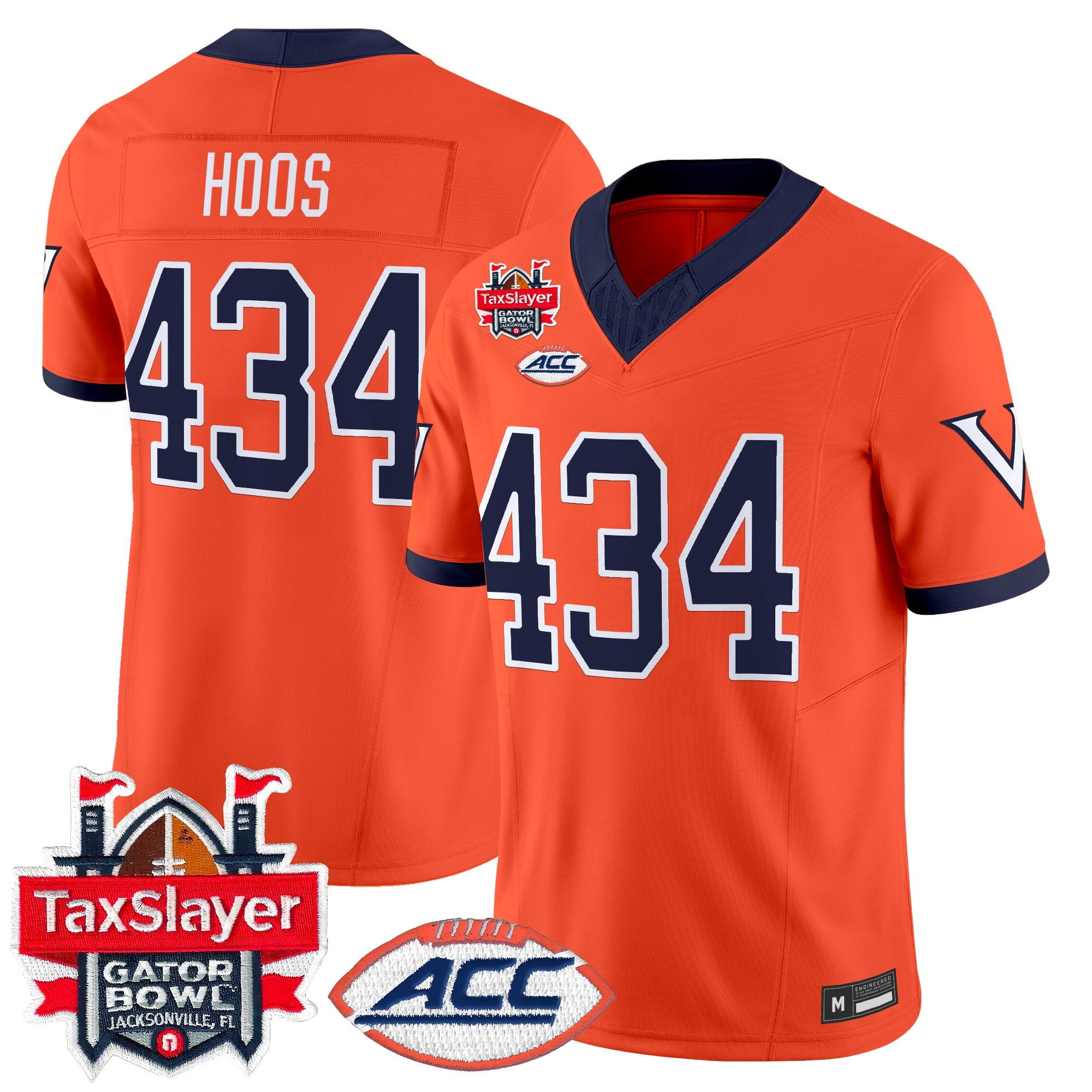 Men's Virginia Cavaliers 1995 Throwbacks Vapor Limited Jersey - Gator Bowl Patch - All Stitched
