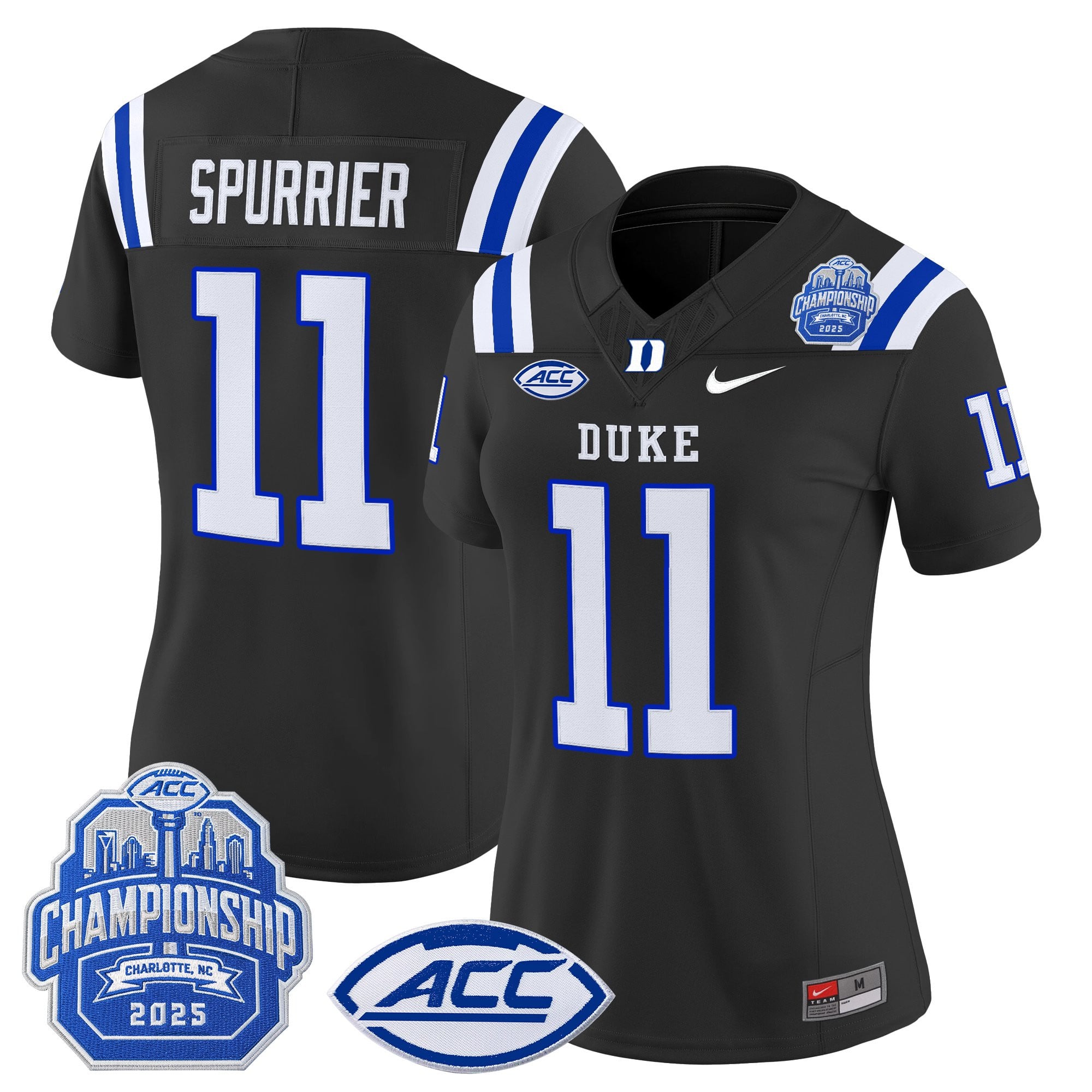 Women's Duke Blue Devils 2025 ACC Championship Vapor Limited Jersey - All Stitched