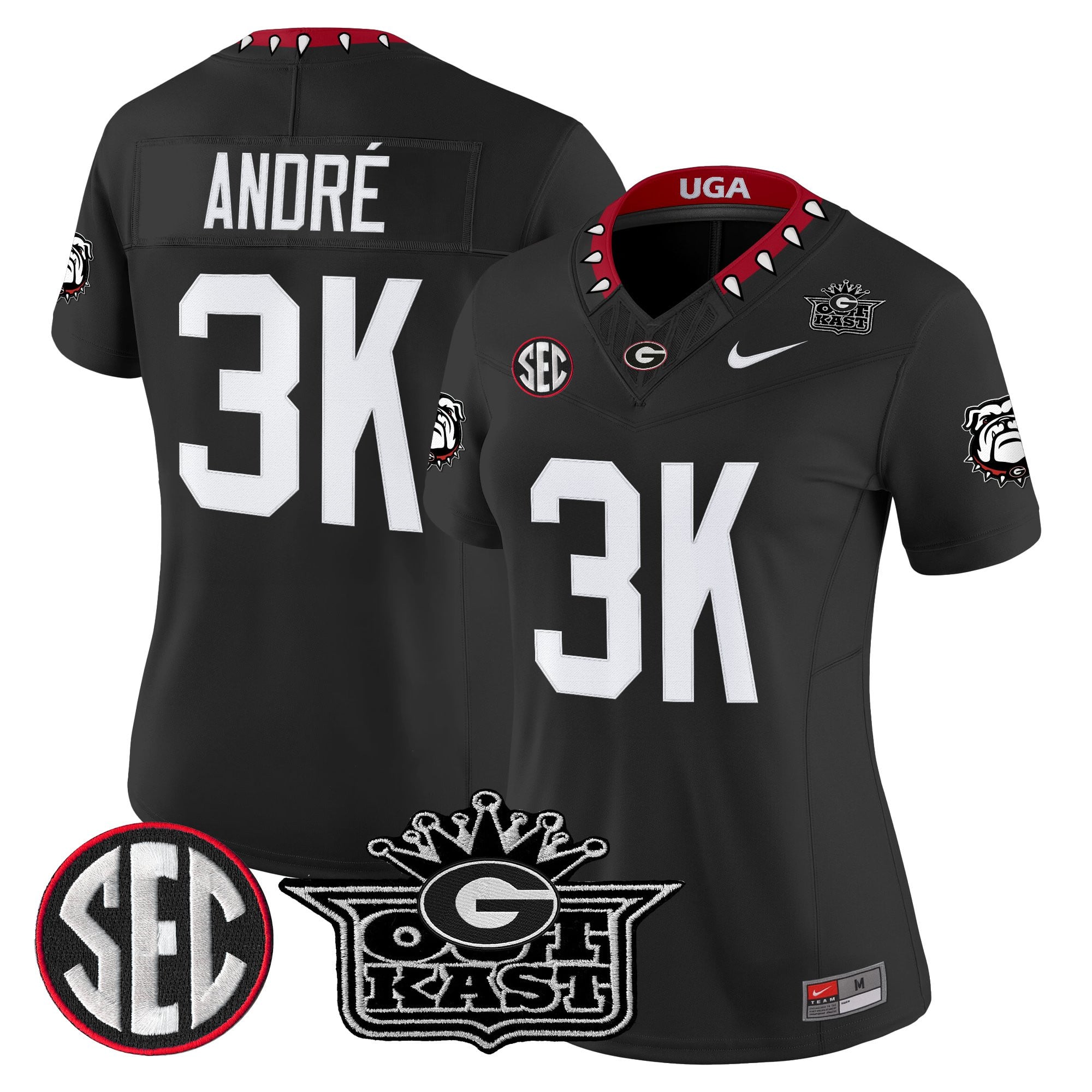 Women's Outkast x Georgia Bulldogs Vapor Limited Jersey - All stitched