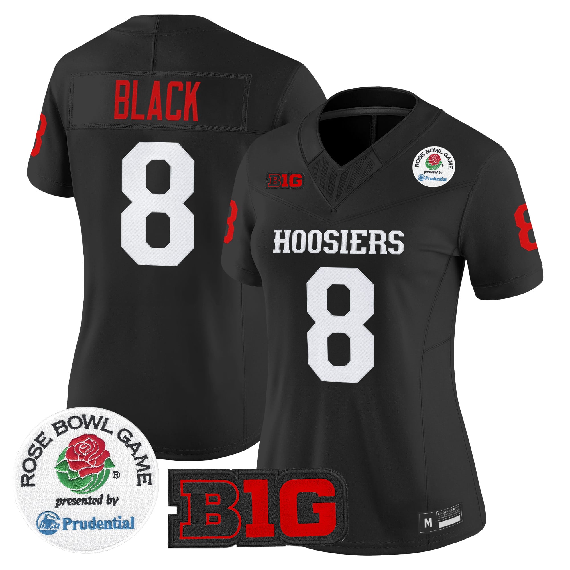 Women's Indiana Hoosiers 2026 Rose Bowl Vapor Limited Jersey - All Stitched