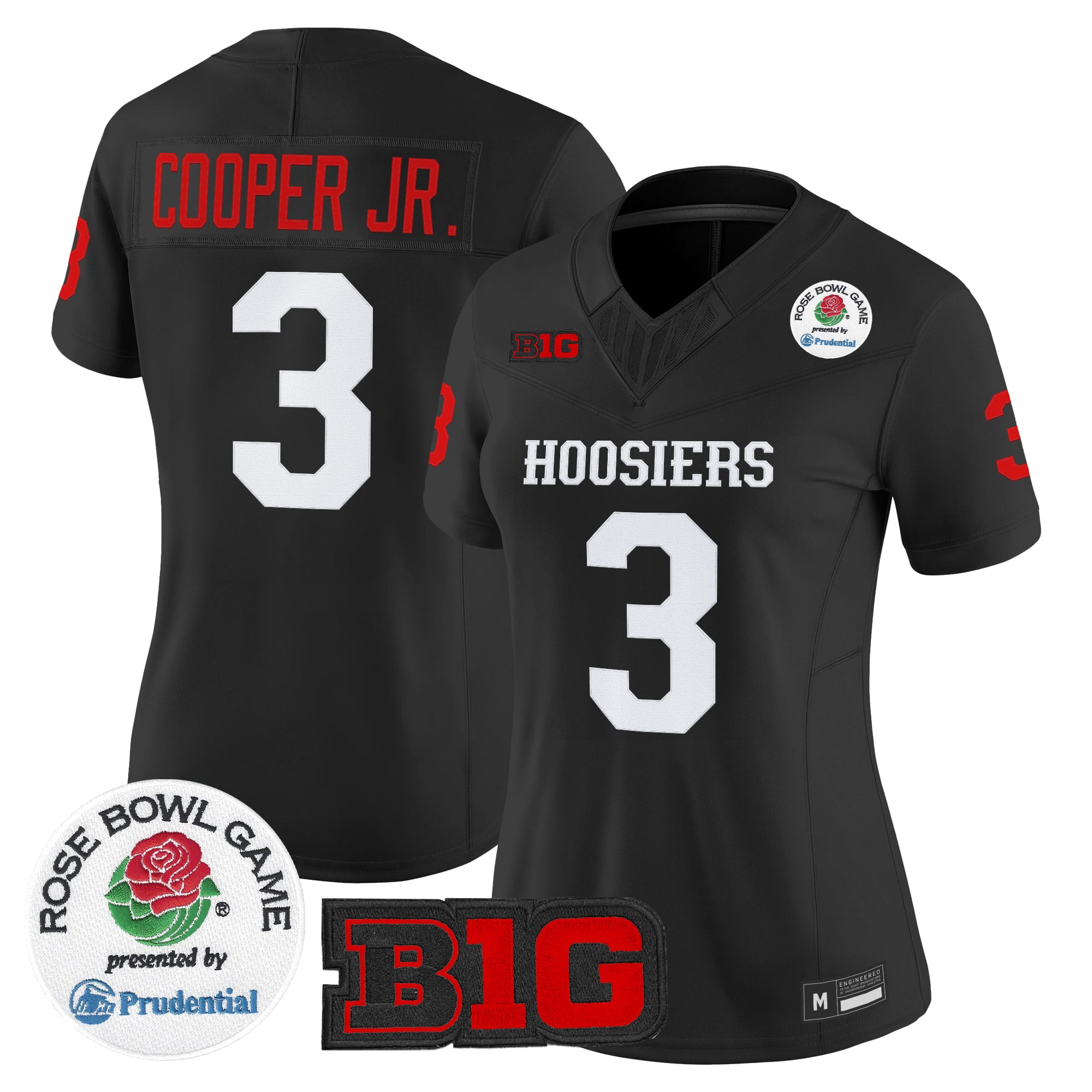 Women's Indiana Hoosiers 2026 Rose Bowl Vapor Limited Jersey - All Stitched