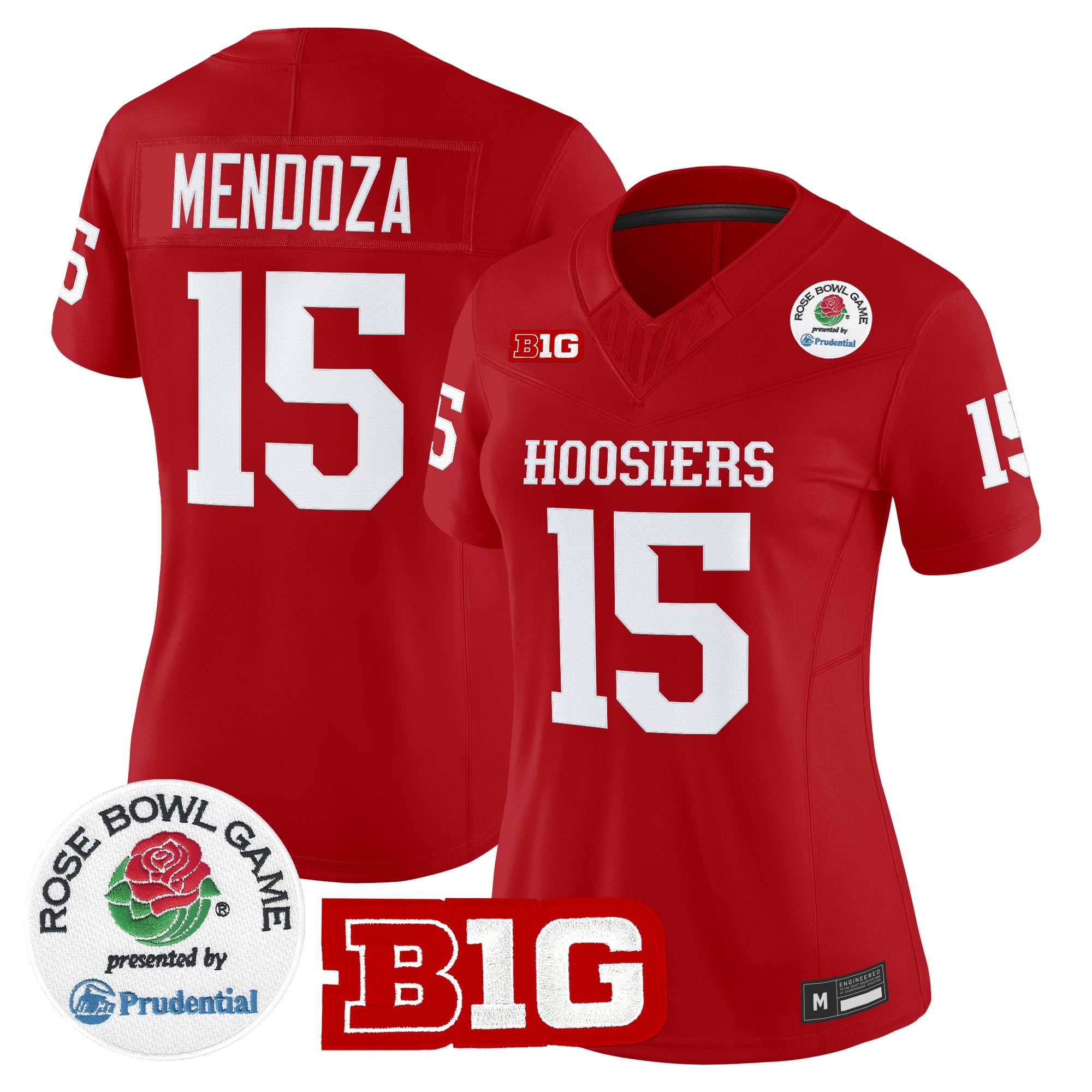 Women's Indiana Hoosiers 2026 Rose Bowl Vapor Limited Jersey - All Stitched