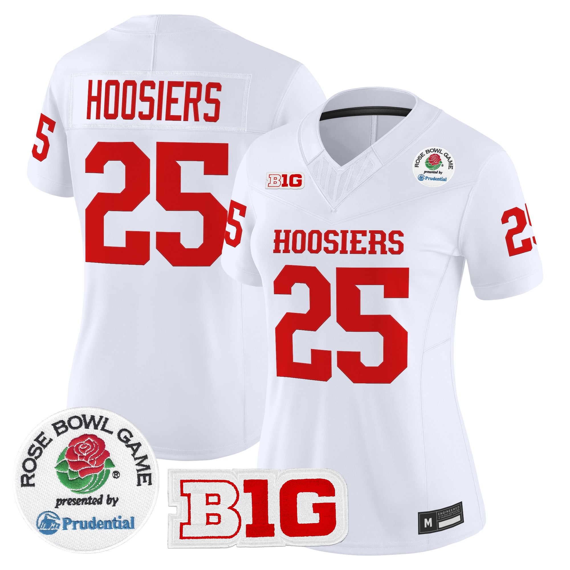 Women's Indiana Hoosiers 2026 Rose Bowl Vapor Limited Jersey - All Stitched