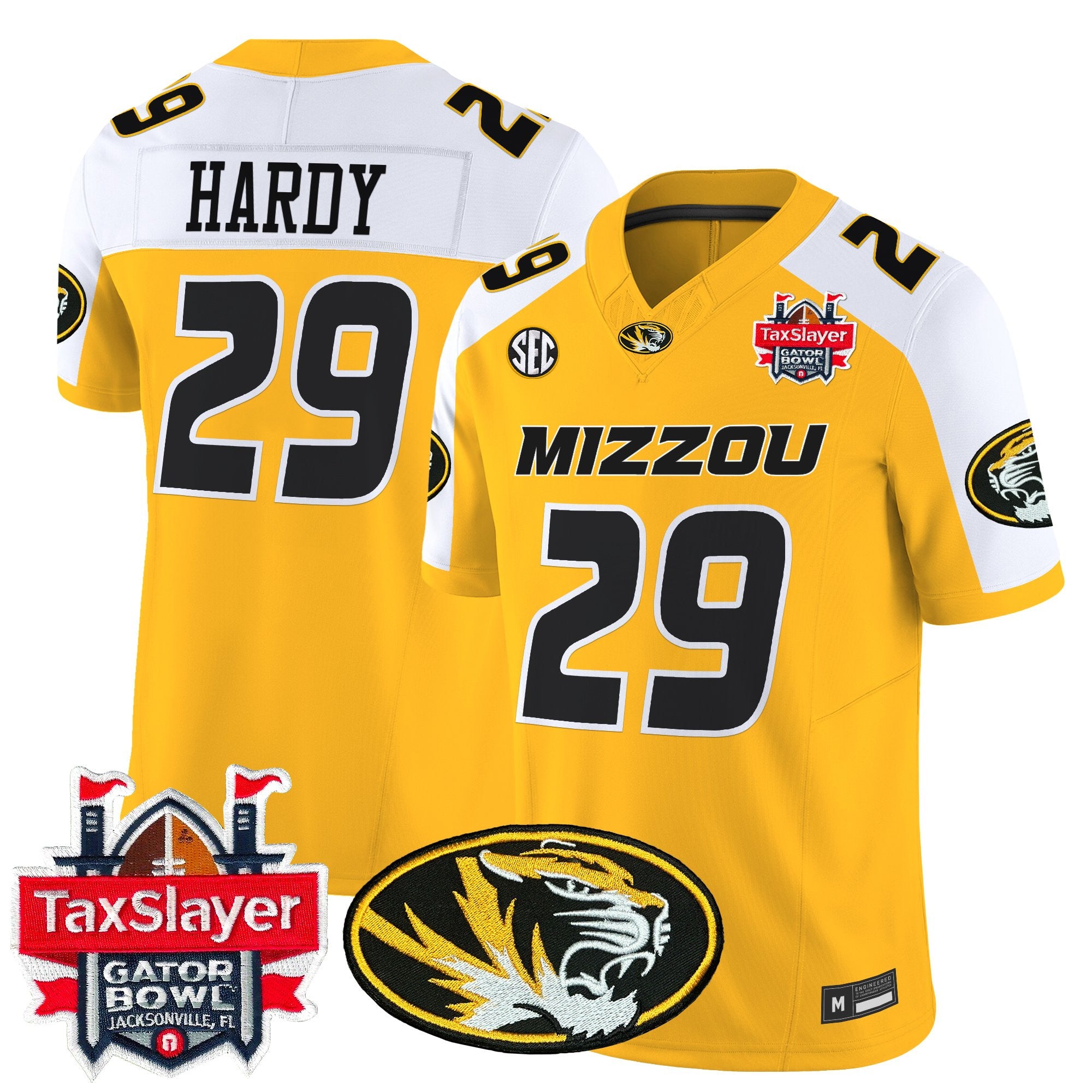 Men's Missouri Tigers 2025 Gator Bowl Vapor Limited Jersey - All Stitched