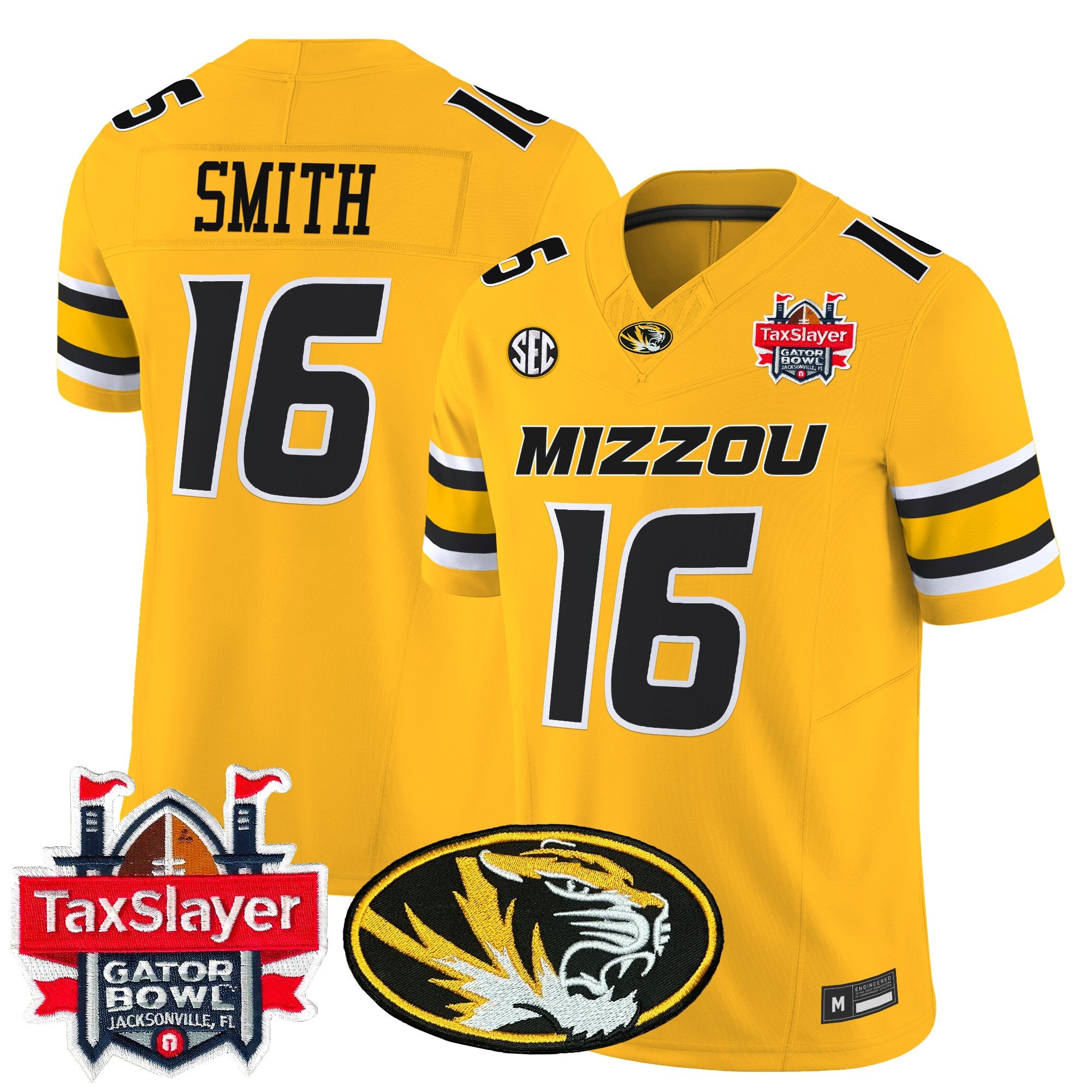 Men's Missouri Tigers 2025 Gator Bowl Vapor Limited Jersey - All Stitched