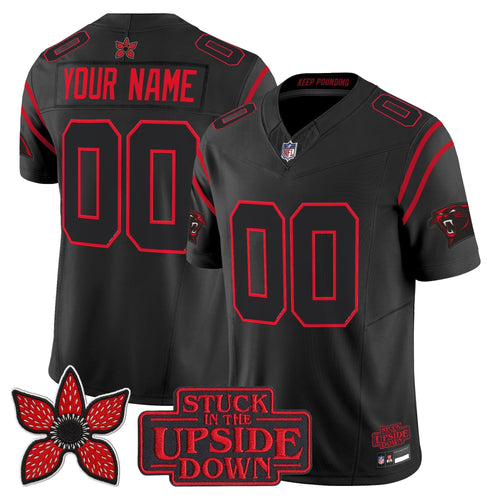 Carolina Panthers 'Stranger Things Edition' Vapor Limited Custom Jersey - All Stitched