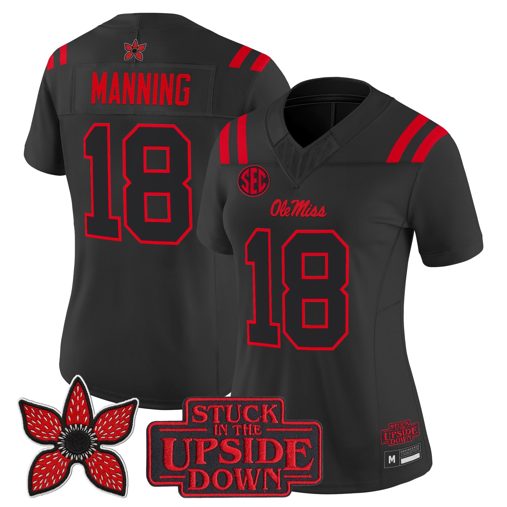 Ole Miss Rebels 'Stranger Things Edition' Vapor Limited Jersey - All Stitched