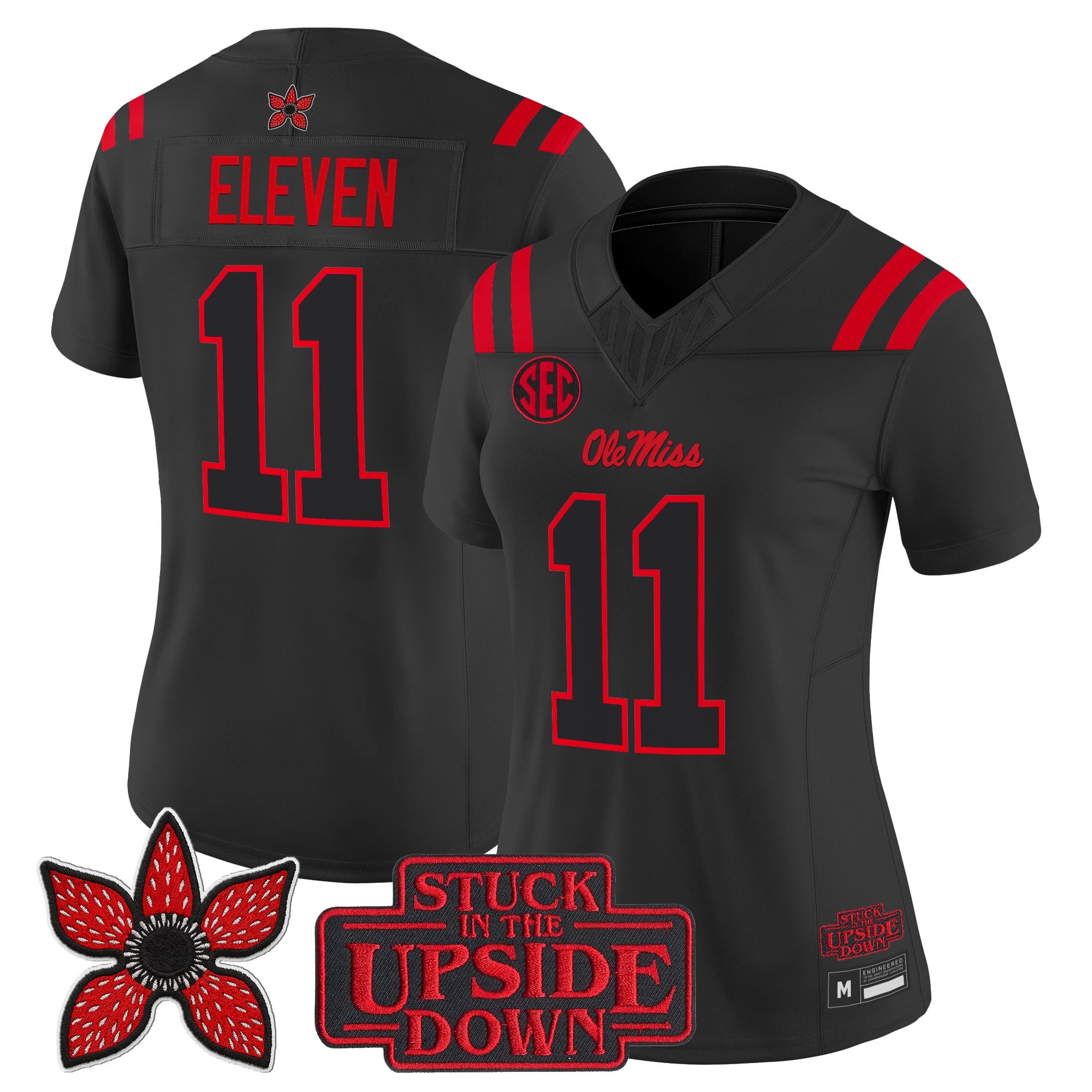Ole Miss Rebels 'Stranger Things Edition' Vapor Limited Jersey - All Stitched