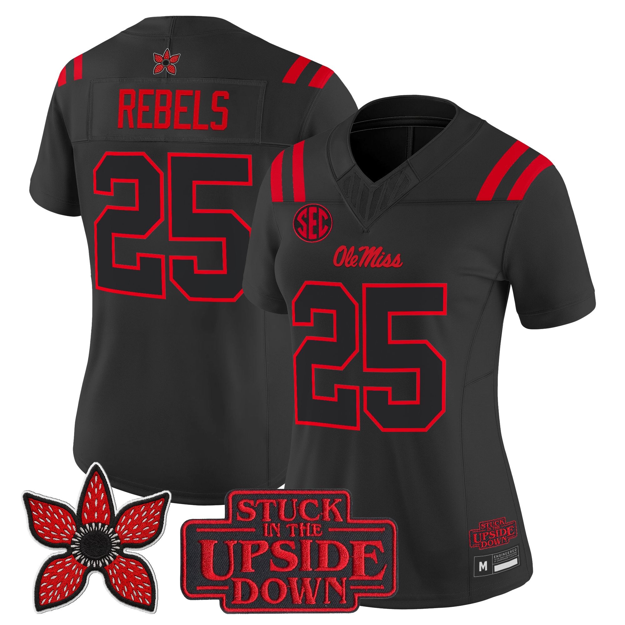 Ole Miss Rebels 'Stranger Things Edition' Vapor Limited Jersey - All Stitched
