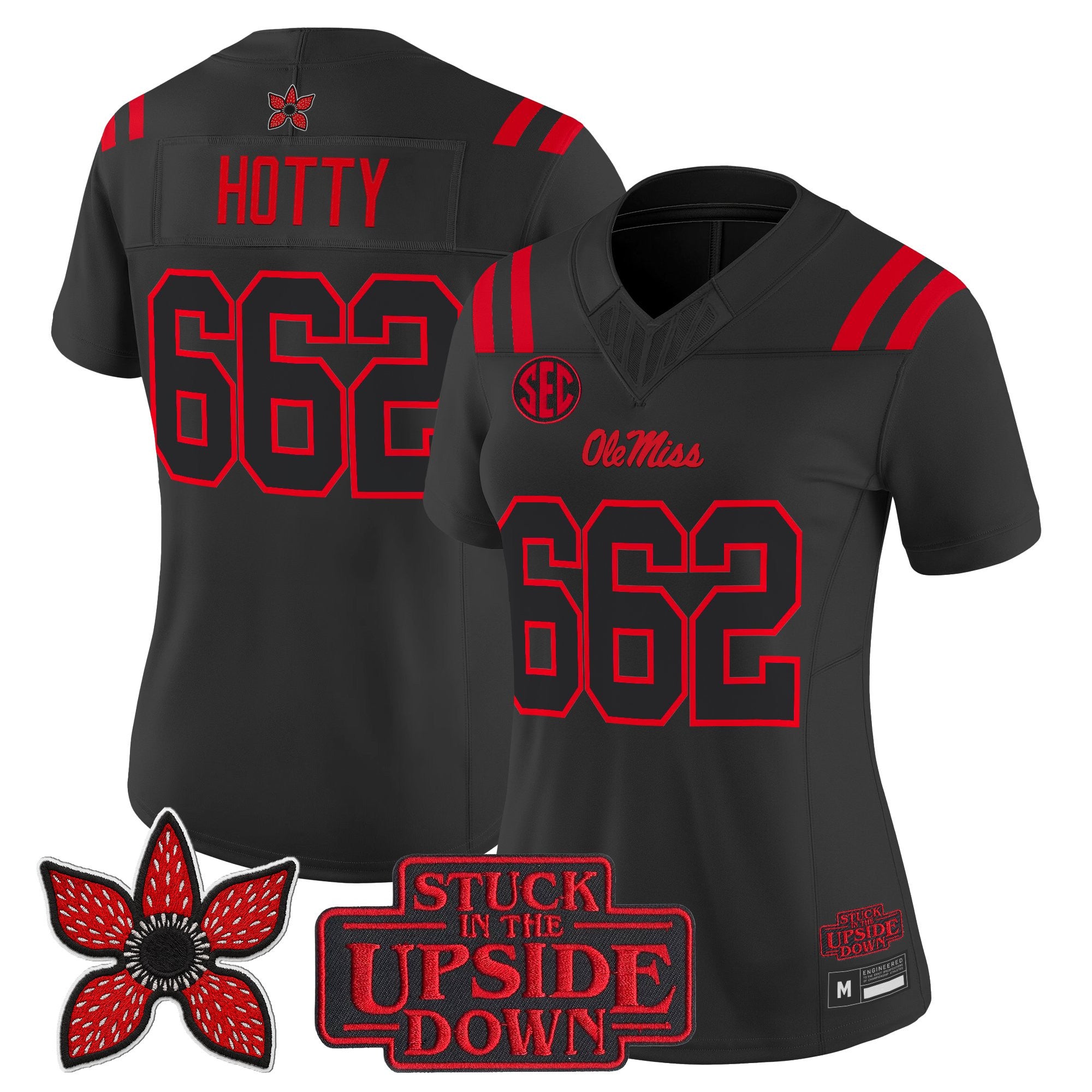 Ole Miss Rebels 'Stranger Things Edition' Vapor Limited Jersey - All Stitched