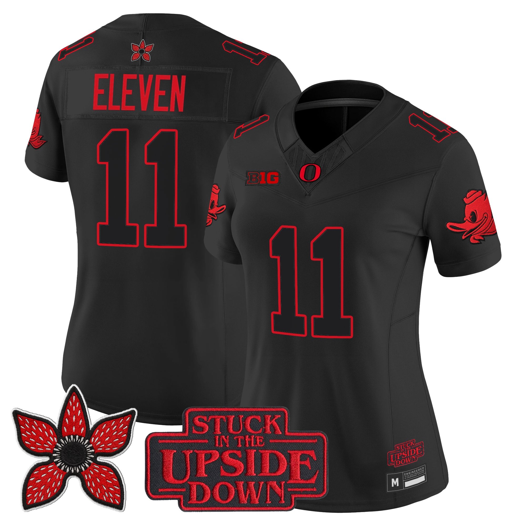 Oregon Ducks 'Stranger Things Edition' Vapor Limited Jersey - All Stitched