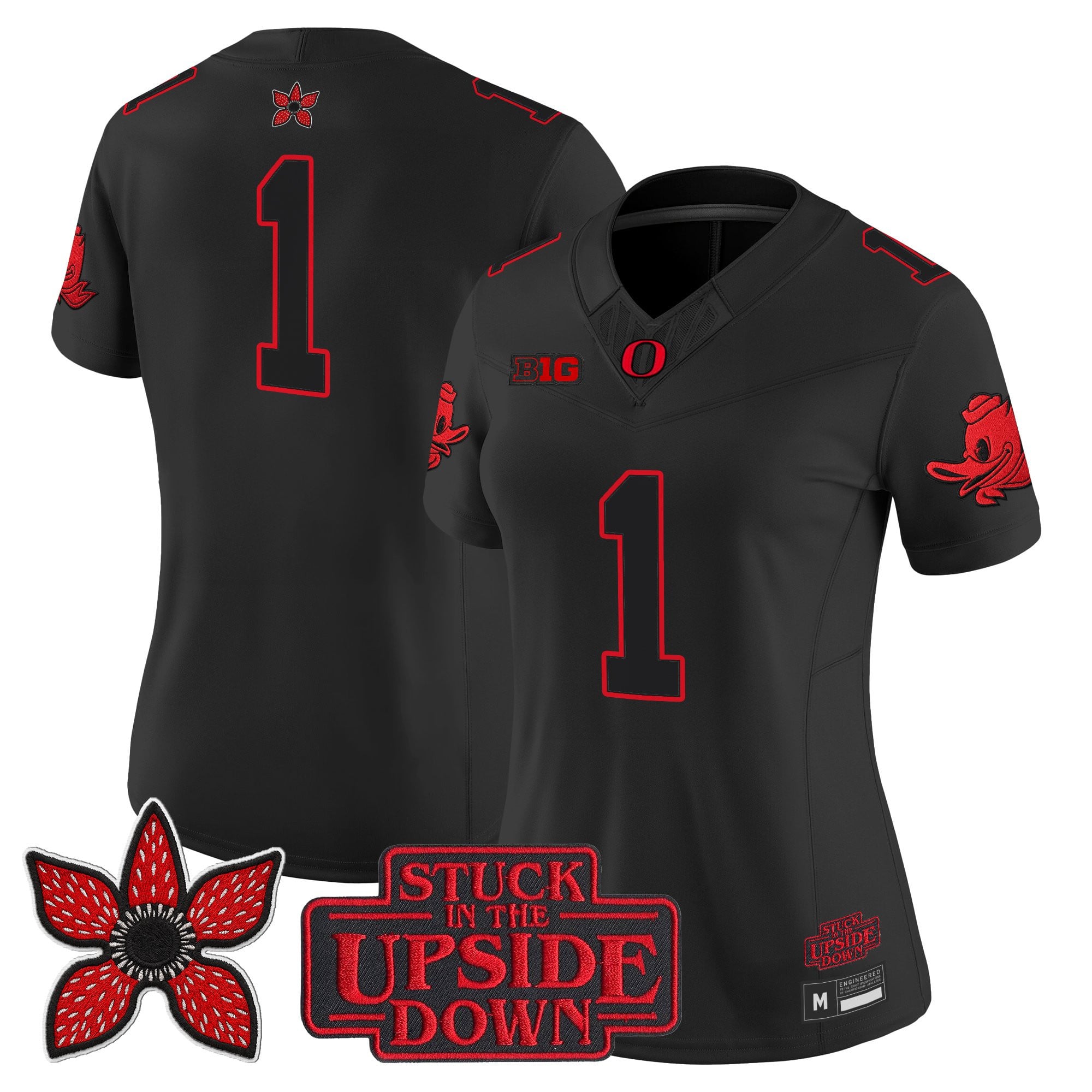 Oregon Ducks 'Stranger Things Edition' Vapor Limited Jersey - All Stitched