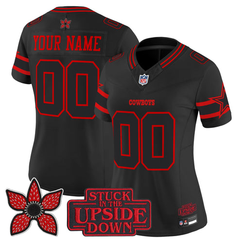 Dallas Cowboys 'Stranger Things Edition' Vapor Limited Custom Jersey - All Stitched