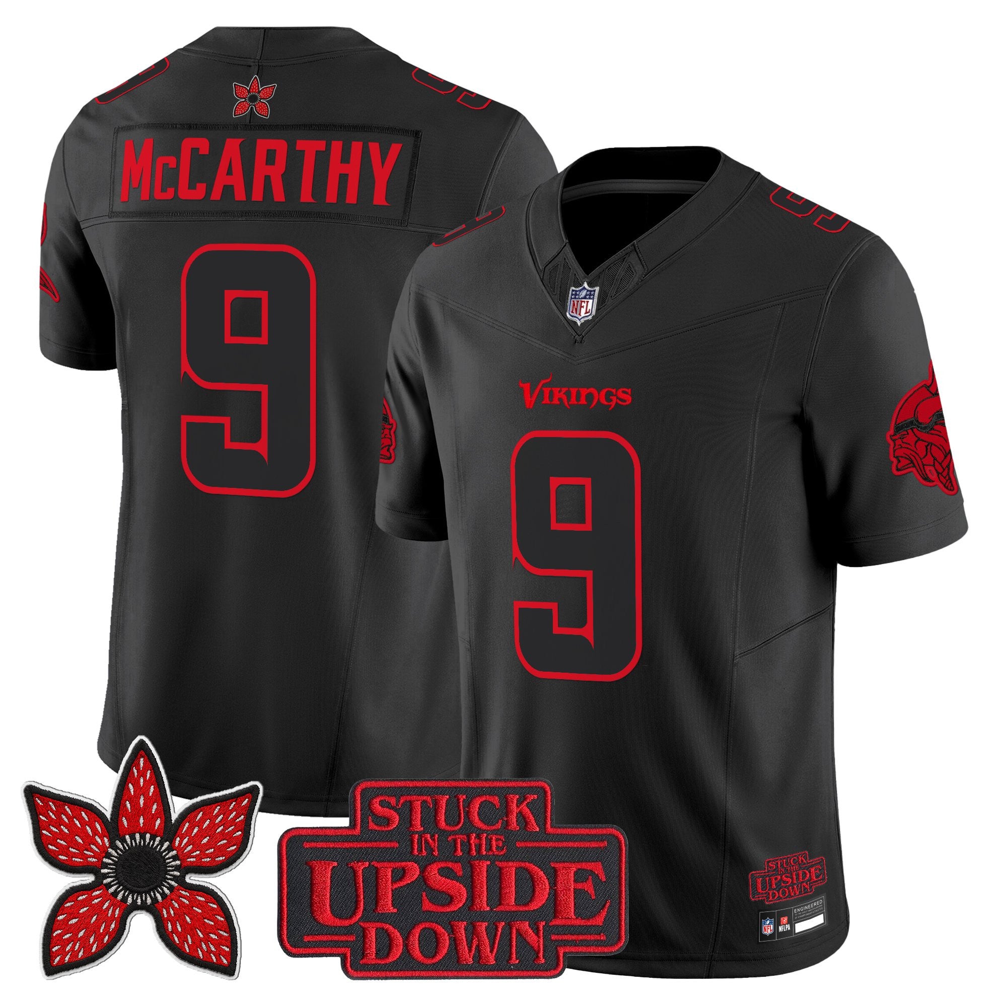 Minnesota Vikings 'Stranger Things Edition' Vapor Limited Jersey - All Stitched