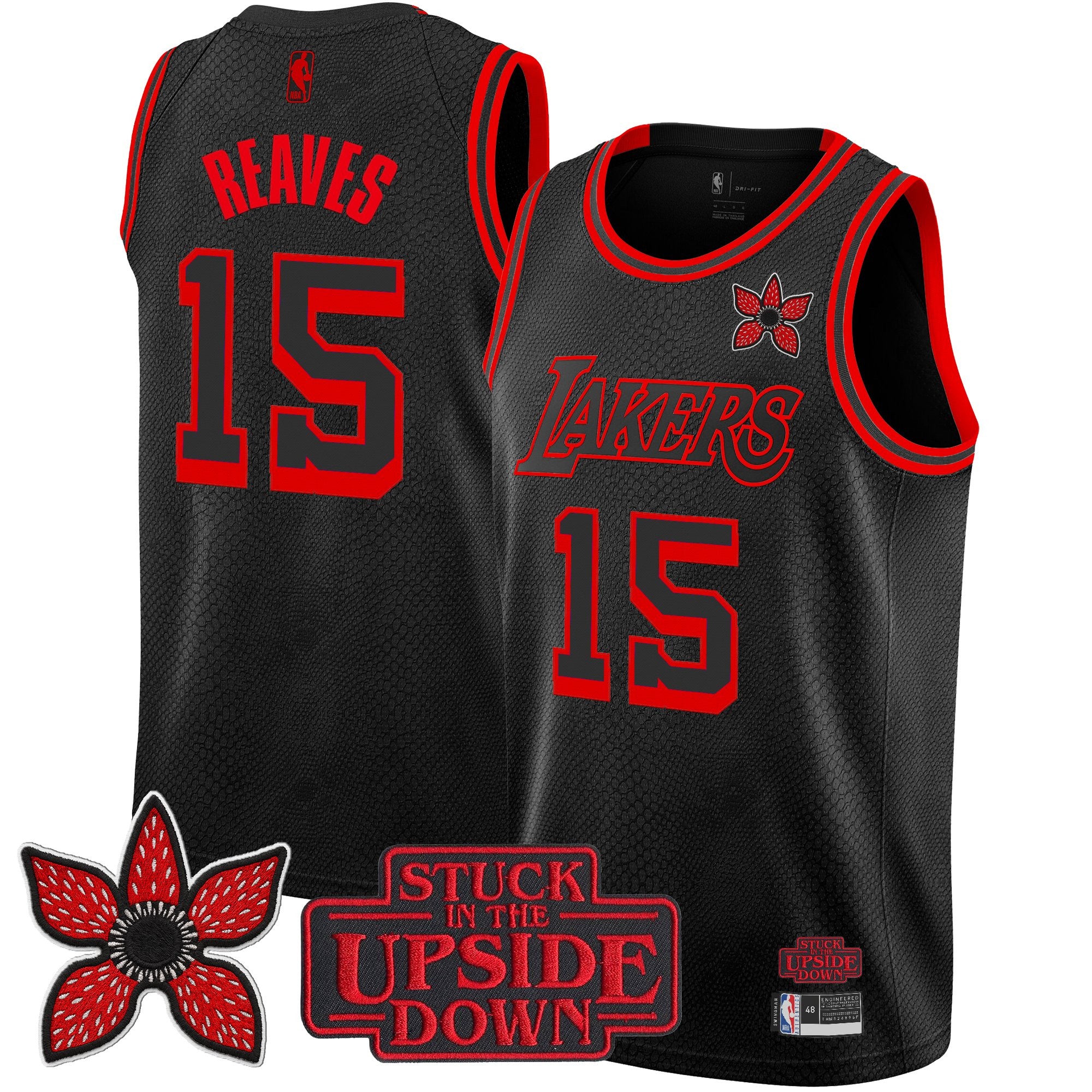 Men's Los Angeles Lakers 'Stranger Things Edition' Swingman Jersey - All Stitched
