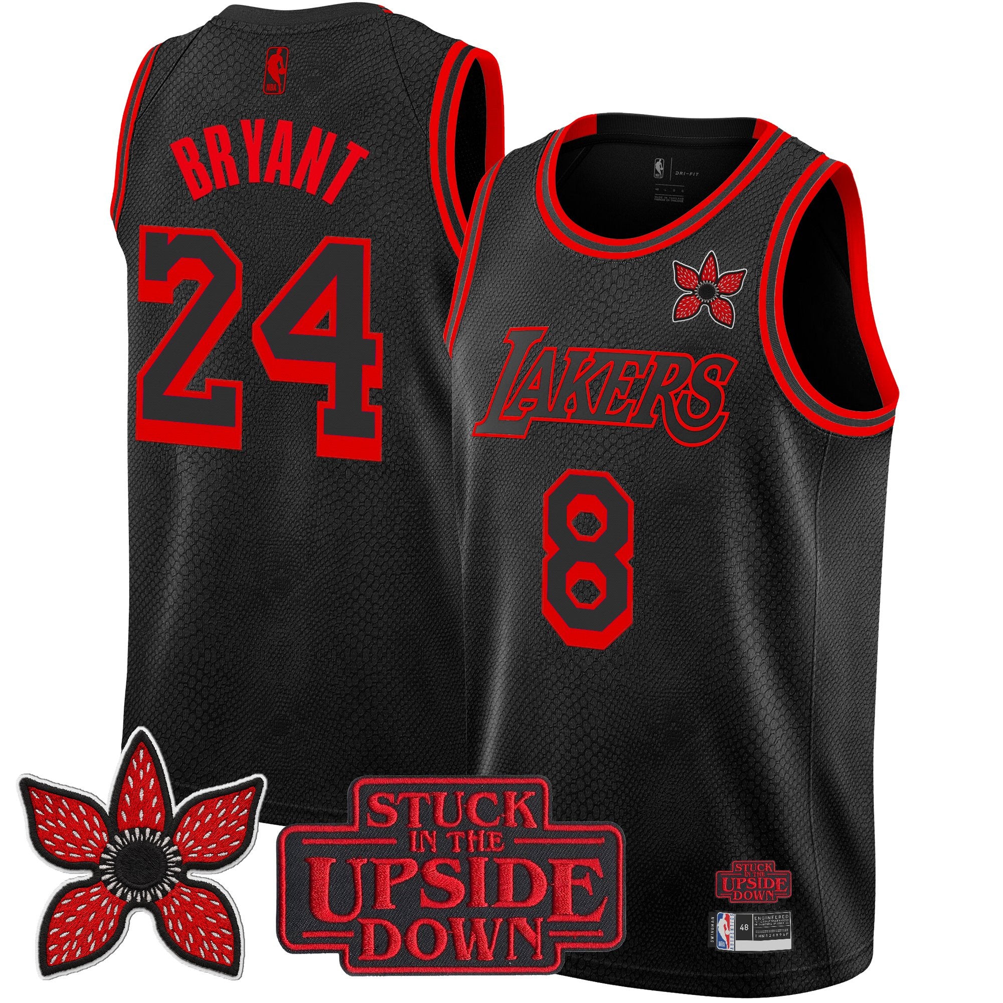 Men's Los Angeles Lakers 'Stranger Things Edition' Swingman Jersey - All Stitched