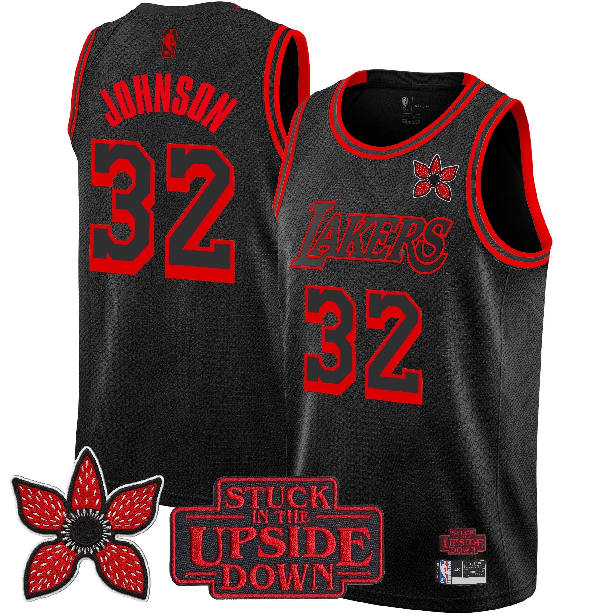 Men's Los Angeles Lakers 'Stranger Things Edition' Swingman Jersey - All Stitched