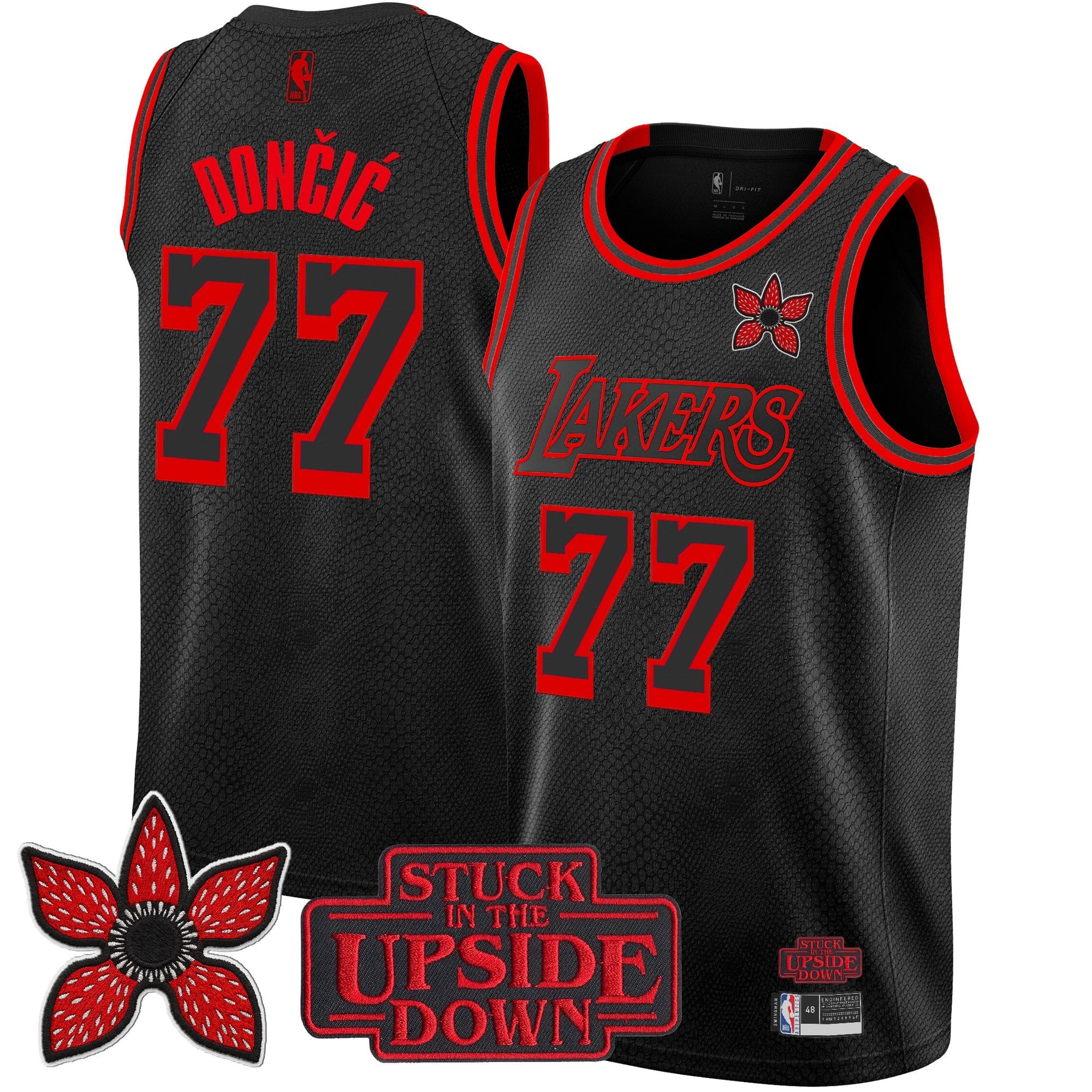 Men's Los Angeles Lakers 'Stranger Things Edition' Swingman Jersey - All Stitched