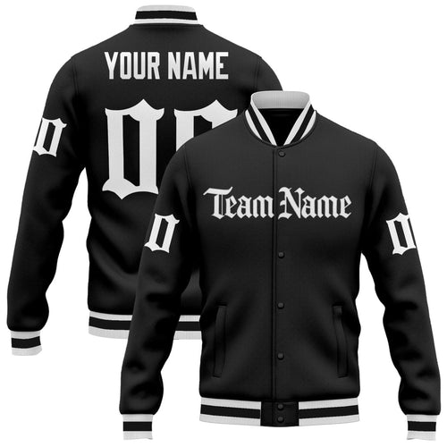 Black White Gothic Custom Jacket