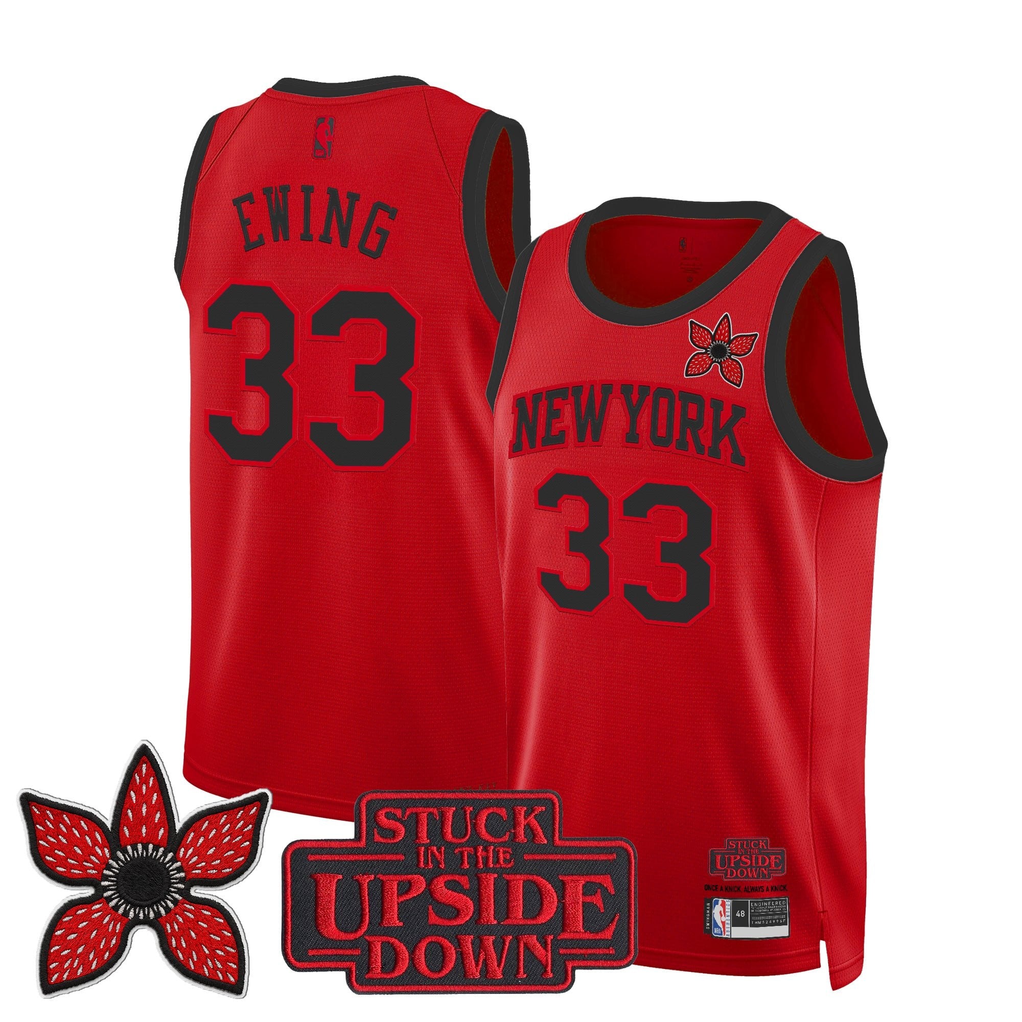 Men's New York Knicks 'Stranger Things Edition' Swingman Jersey - All Stitched