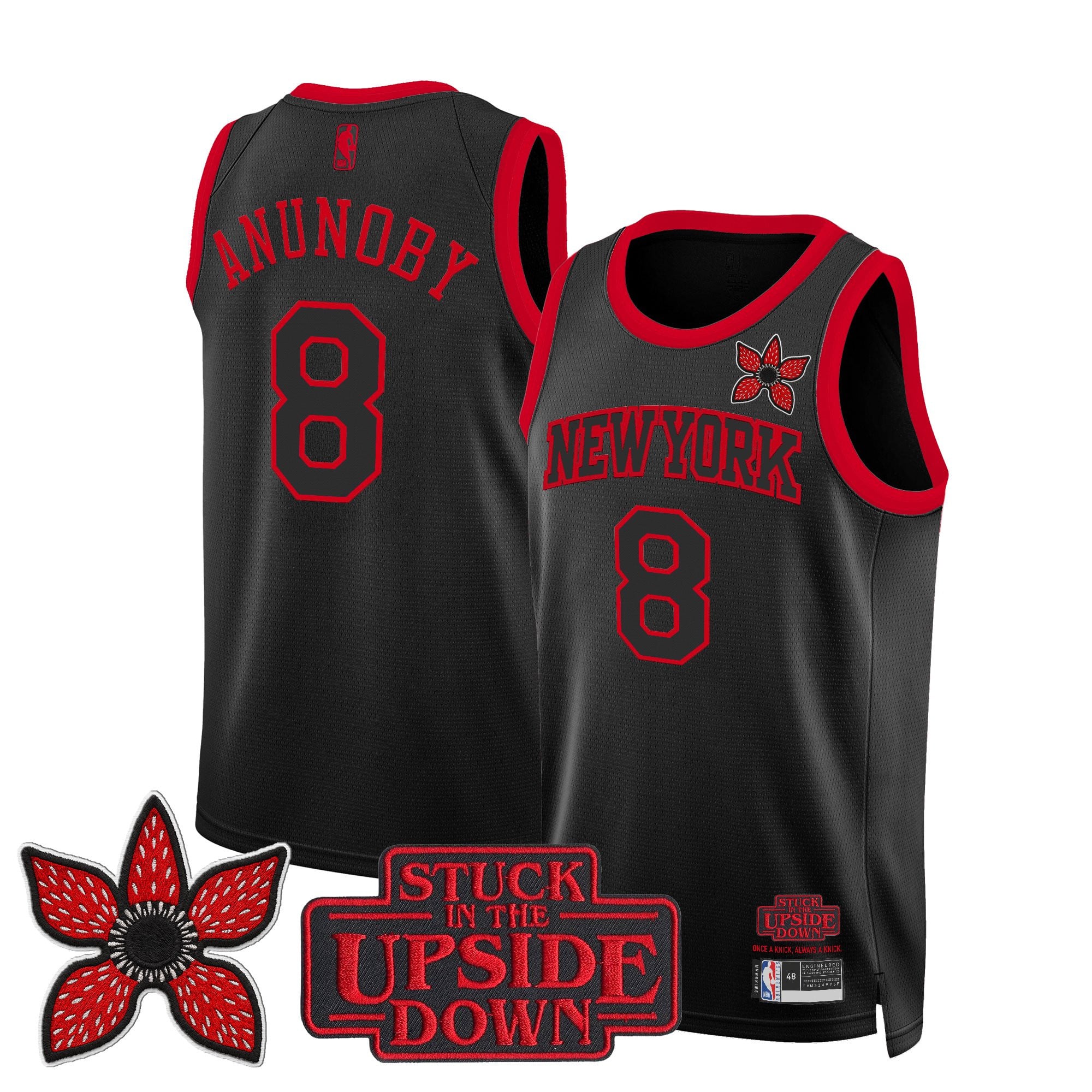 Men's New York Knicks 'Stranger Things Edition' Swingman Jersey - All Stitched