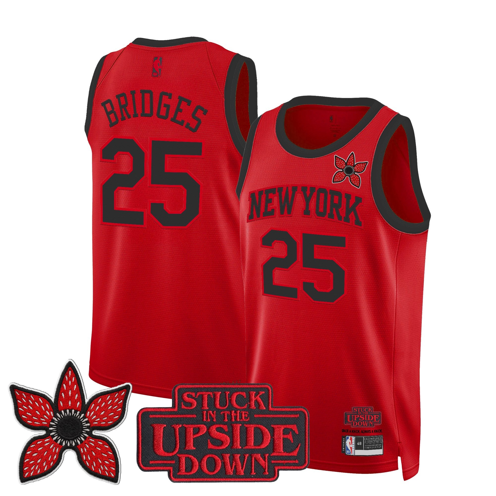 Men's New York Knicks 'Stranger Things Edition' Swingman Jersey - All Stitched